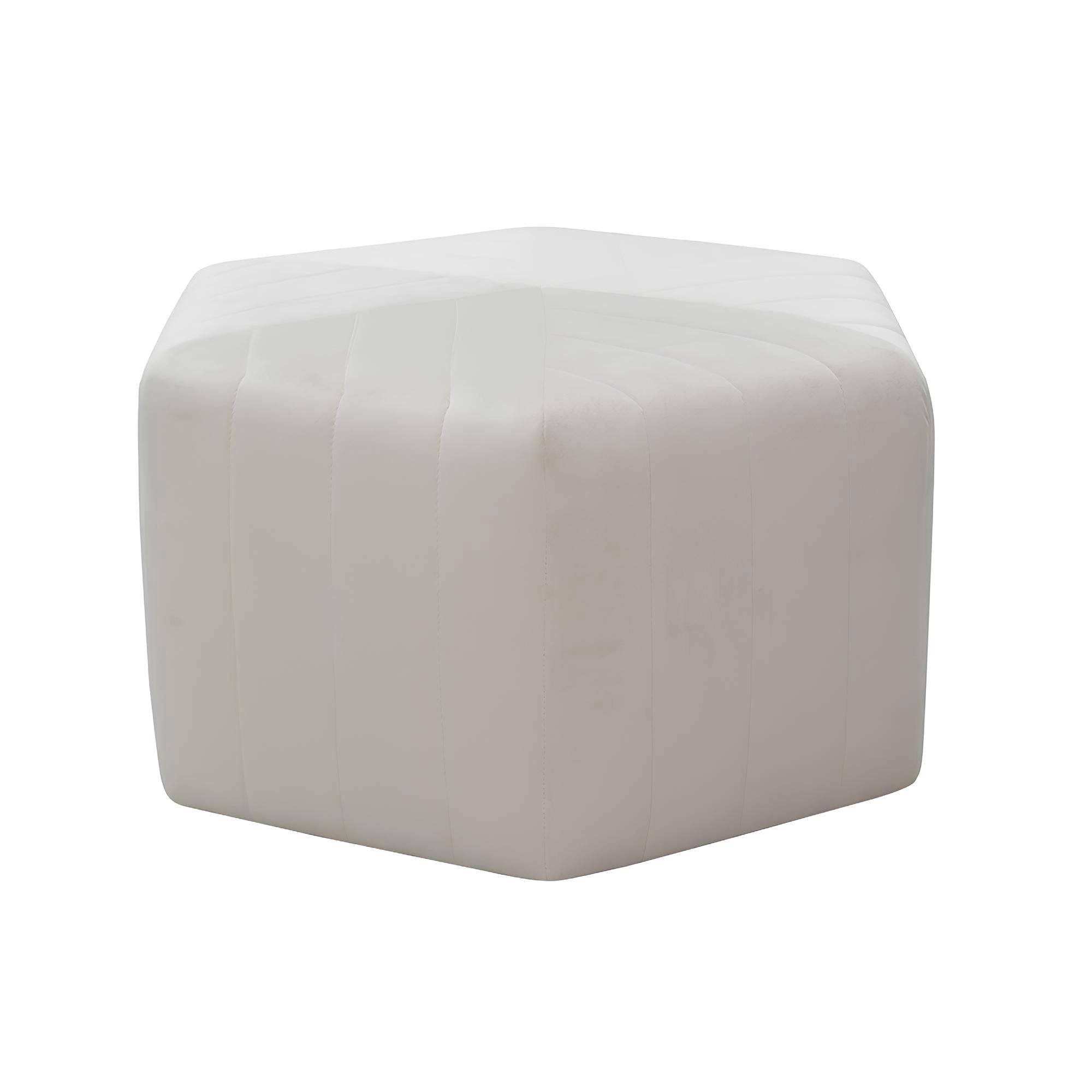 Xlmoebel Hocker Samt-Sitzhocker in elegantem Design für gemütliche Akzente (Pouf), Hergestellt in Europa