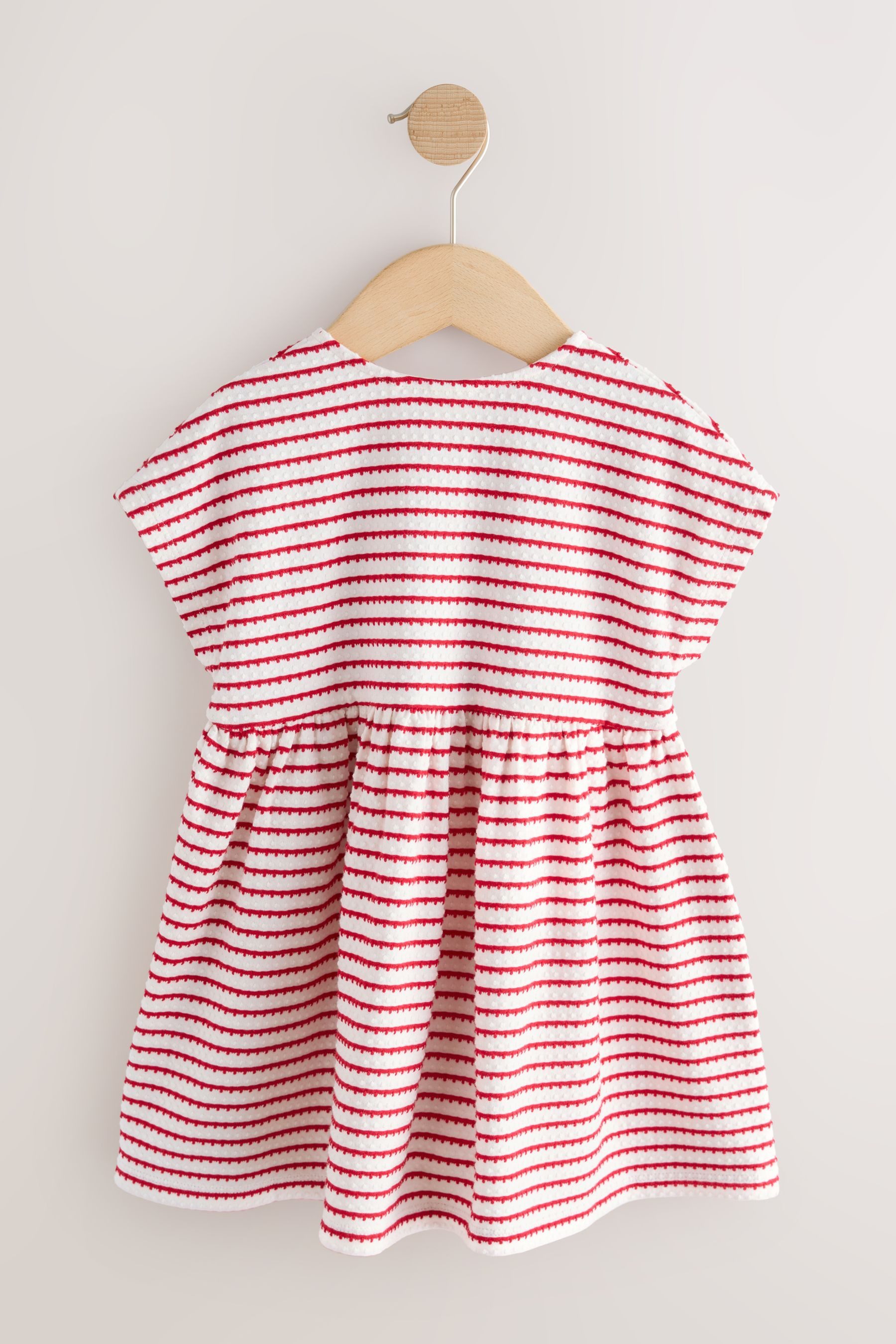 Next Jerseykleid Strukturiertes Jersey-Kleid (1-tlg)