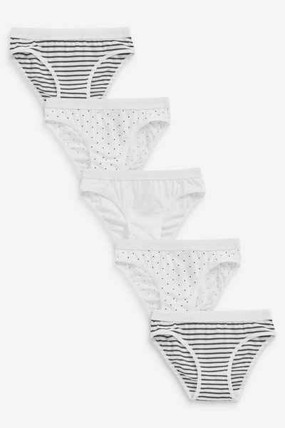 Next Bikinislip Bikini-Slips mit Punkten und Sternen, 5er-Pack (5-St)