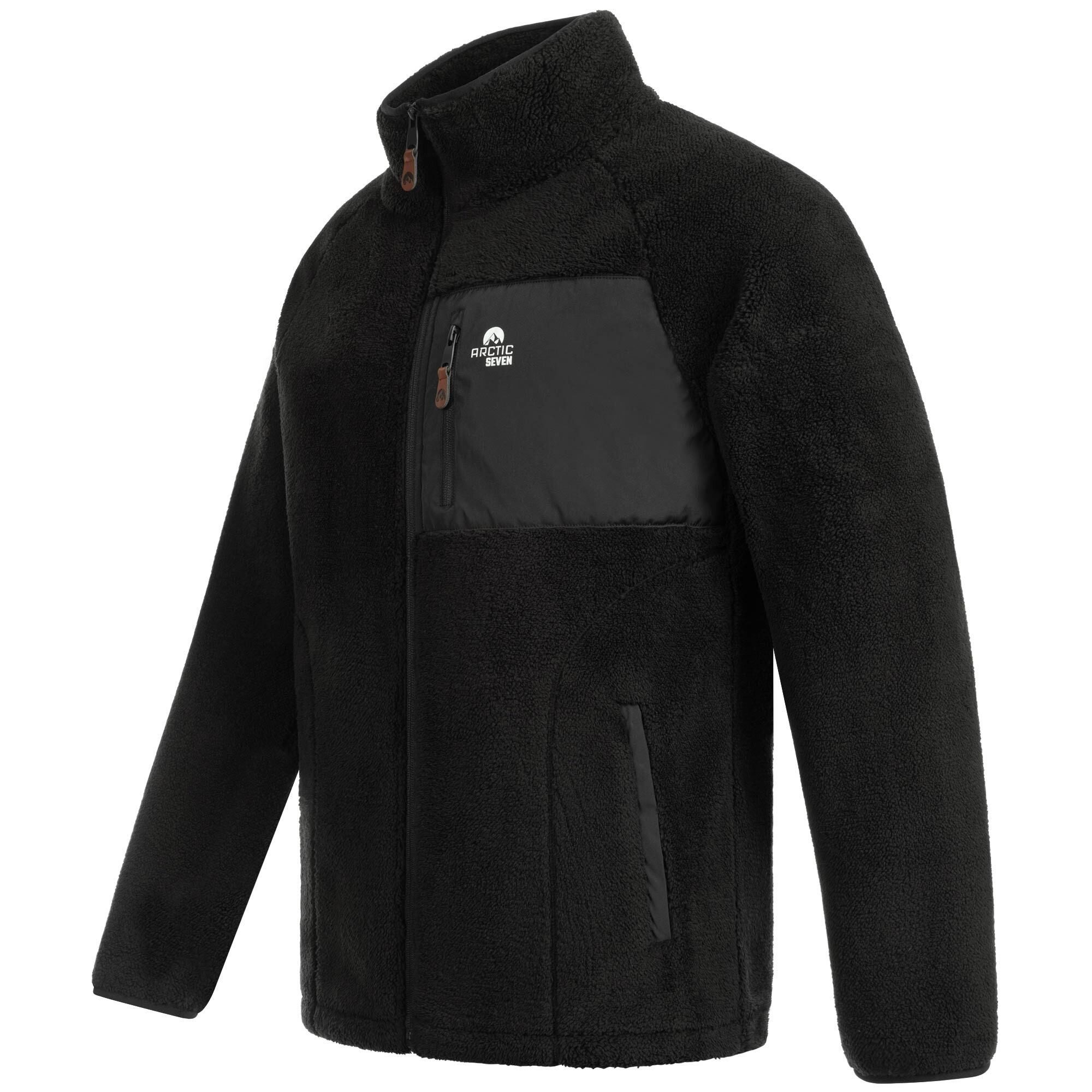 Arctic Seven Fleecejacke ASAdvenio Aus hochwertigem Sherpa-Fleece – Bild 4 von 5
