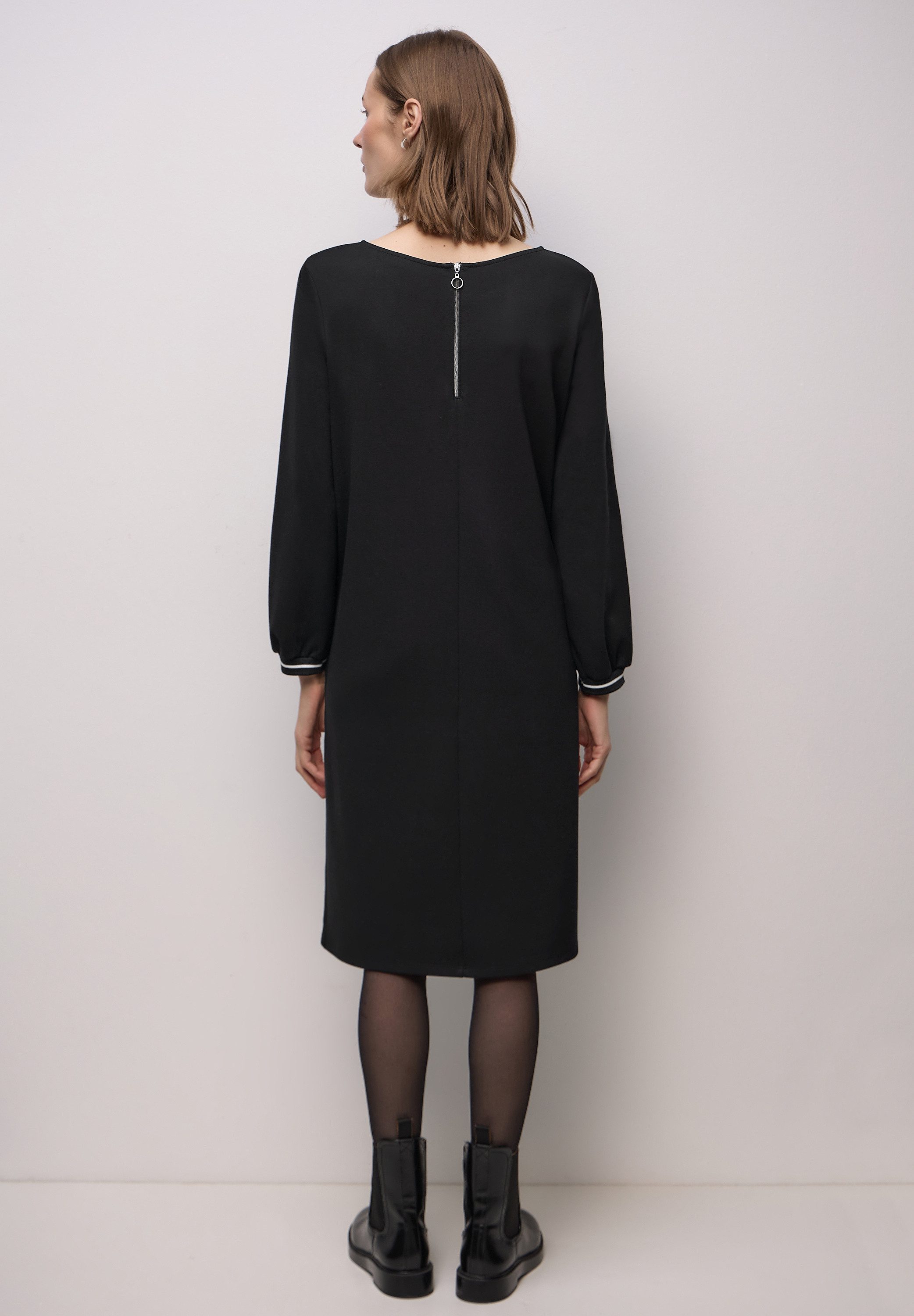 STREET ONE Jerseykleid in Unifarbe günstig online kaufen