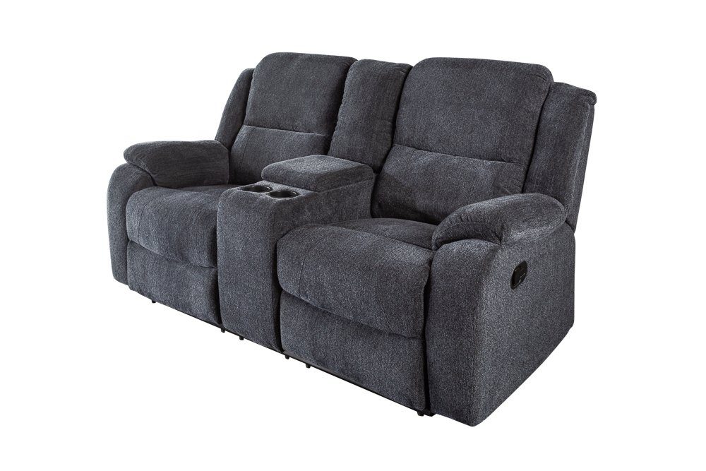 riess-ambiente Sessel HOLLYWOOD dunkelgrau - Kinosessel, Fernsehsessel, verstellbar, Wohnzimmer · Getränkehalter · Strukturstoff · Federkern · Modern