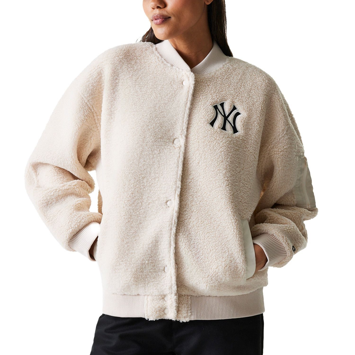 New Era Bomberjacke Oversize SHERPA NY günstig online kaufen