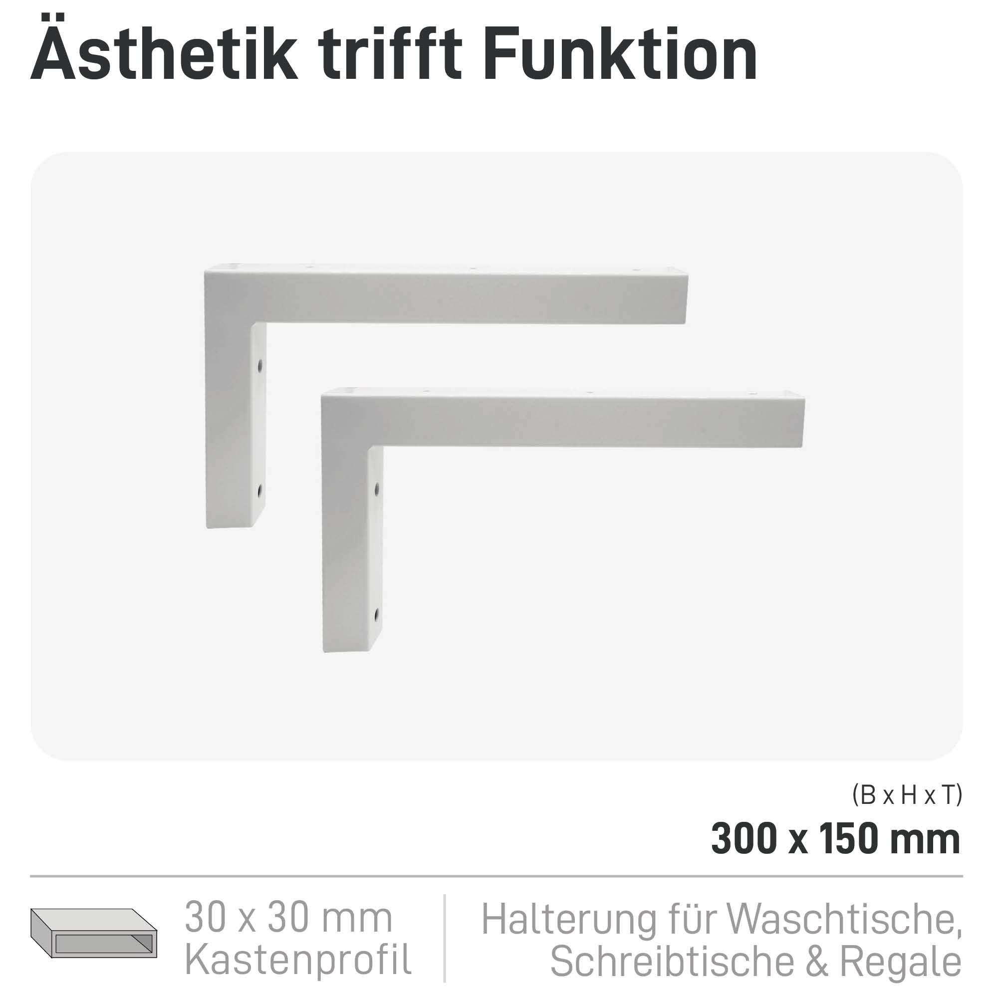 Natural Goods Berlin Wandregalhalter Wandkonsole WINKEL, günstig online kaufen