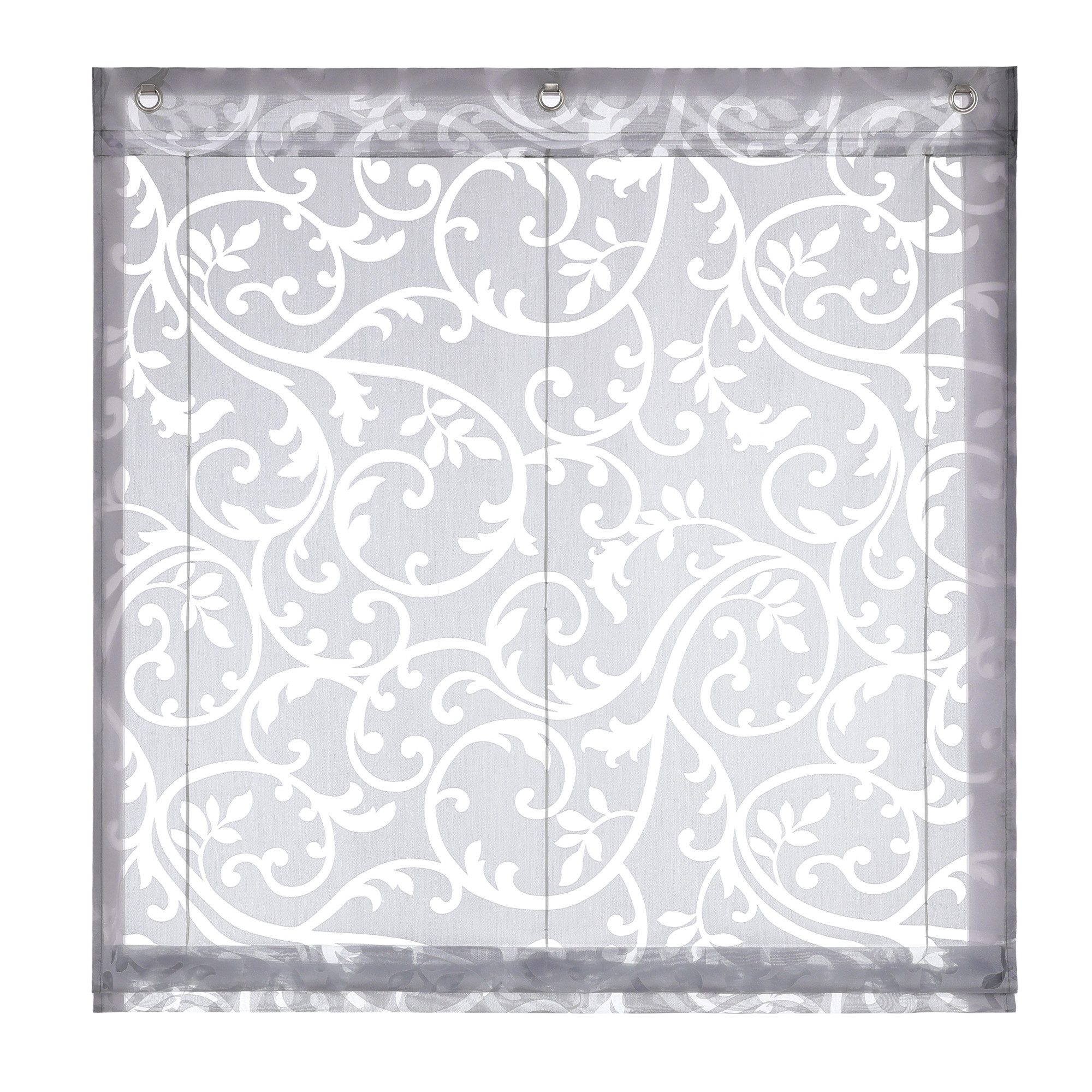 Joyswahl Raffrollo, mit Hakenaufhängung, Voile Ausbrenner, mit Reben günstig online kaufen