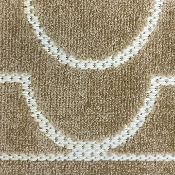 Teppich Orienttepich mit schönen Mustern, In- & Outdoor, in beige, Carpetia, rechteckig, Höhe: 5 mm