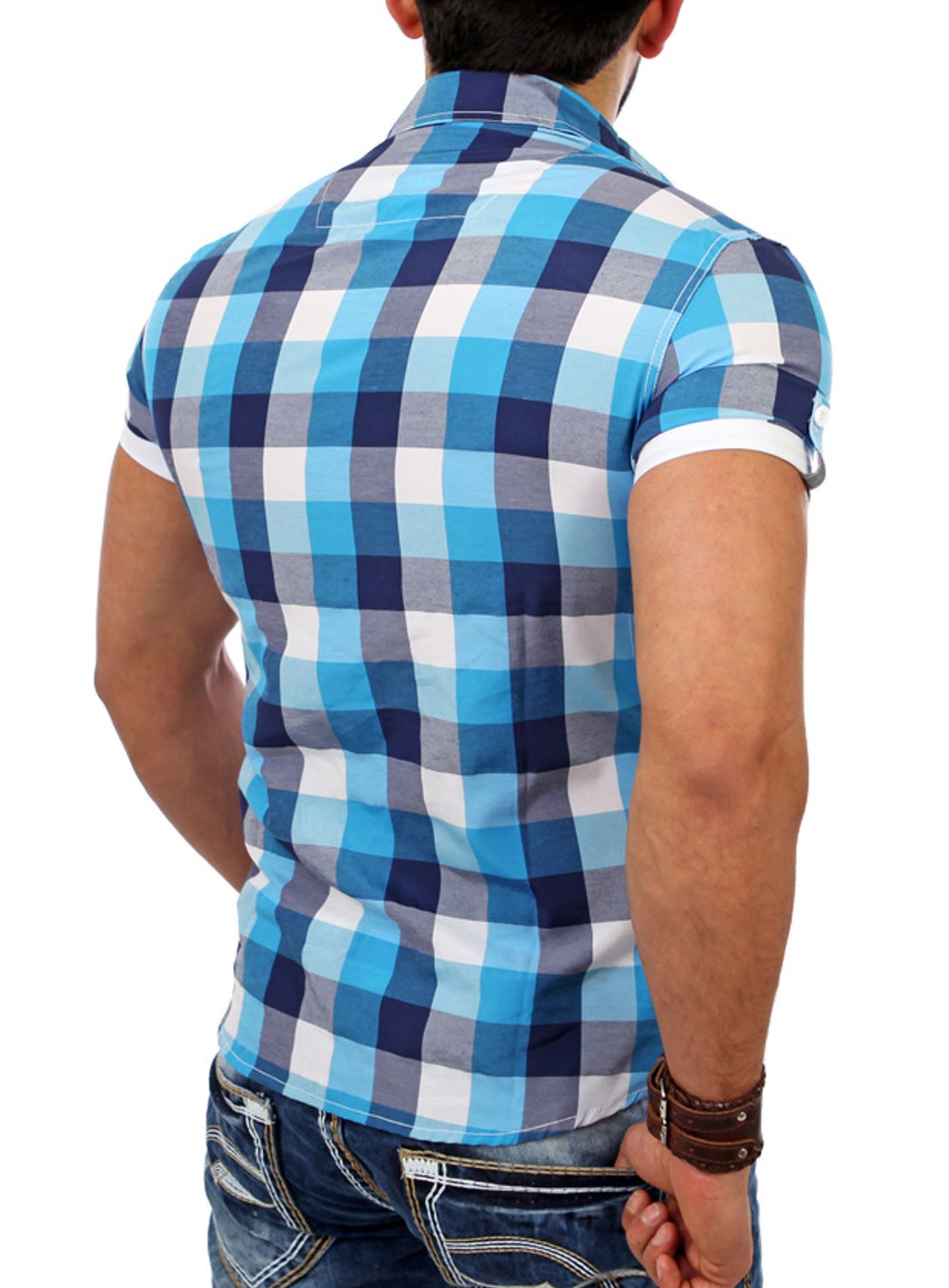 Reslad Kurzarmhemd Reslad Herren Kurzarm Hemd günstig online kaufen