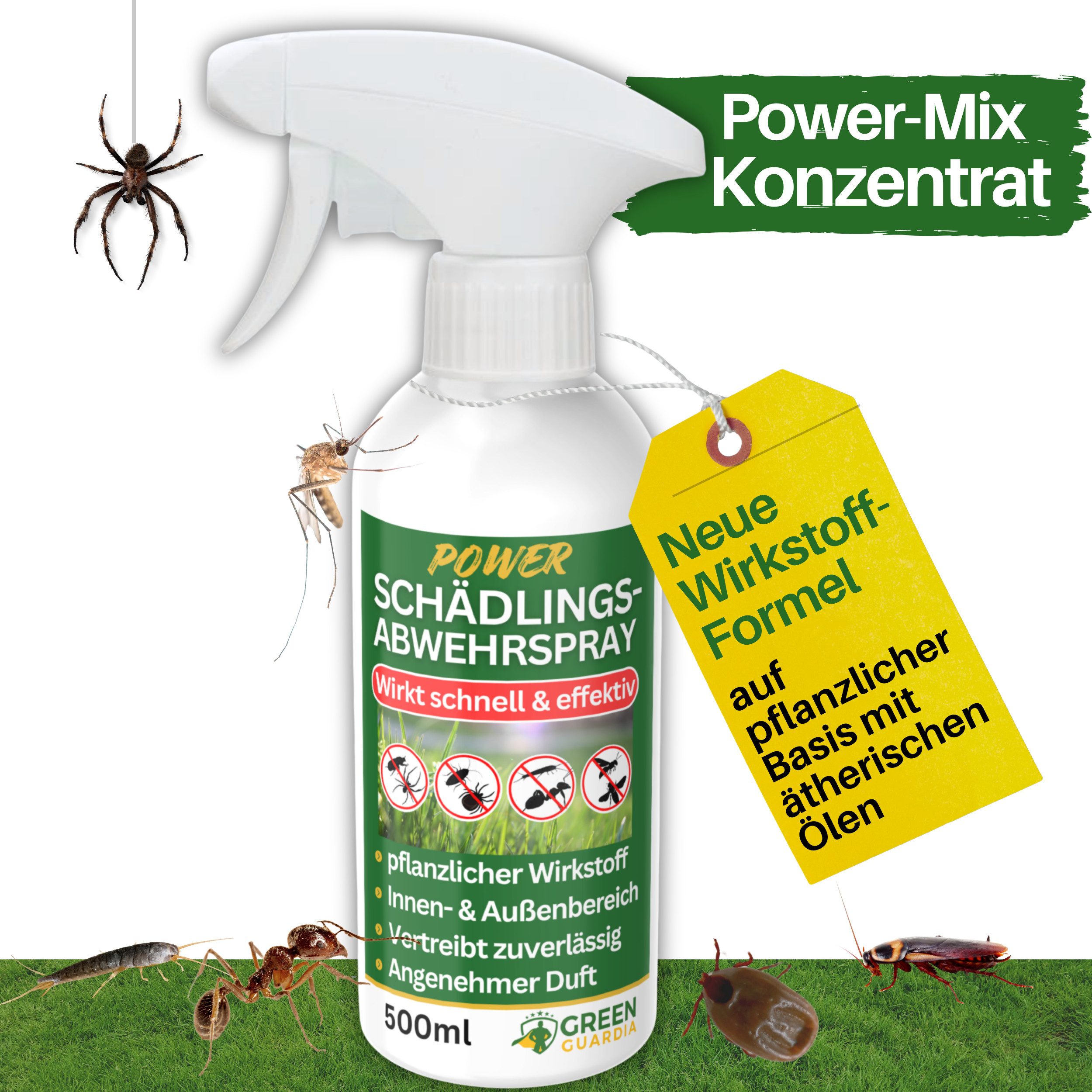 Insektenvernichter Schädlings-Abwehrspray Power-Konzentrat, 500ml - für Innen & Außen