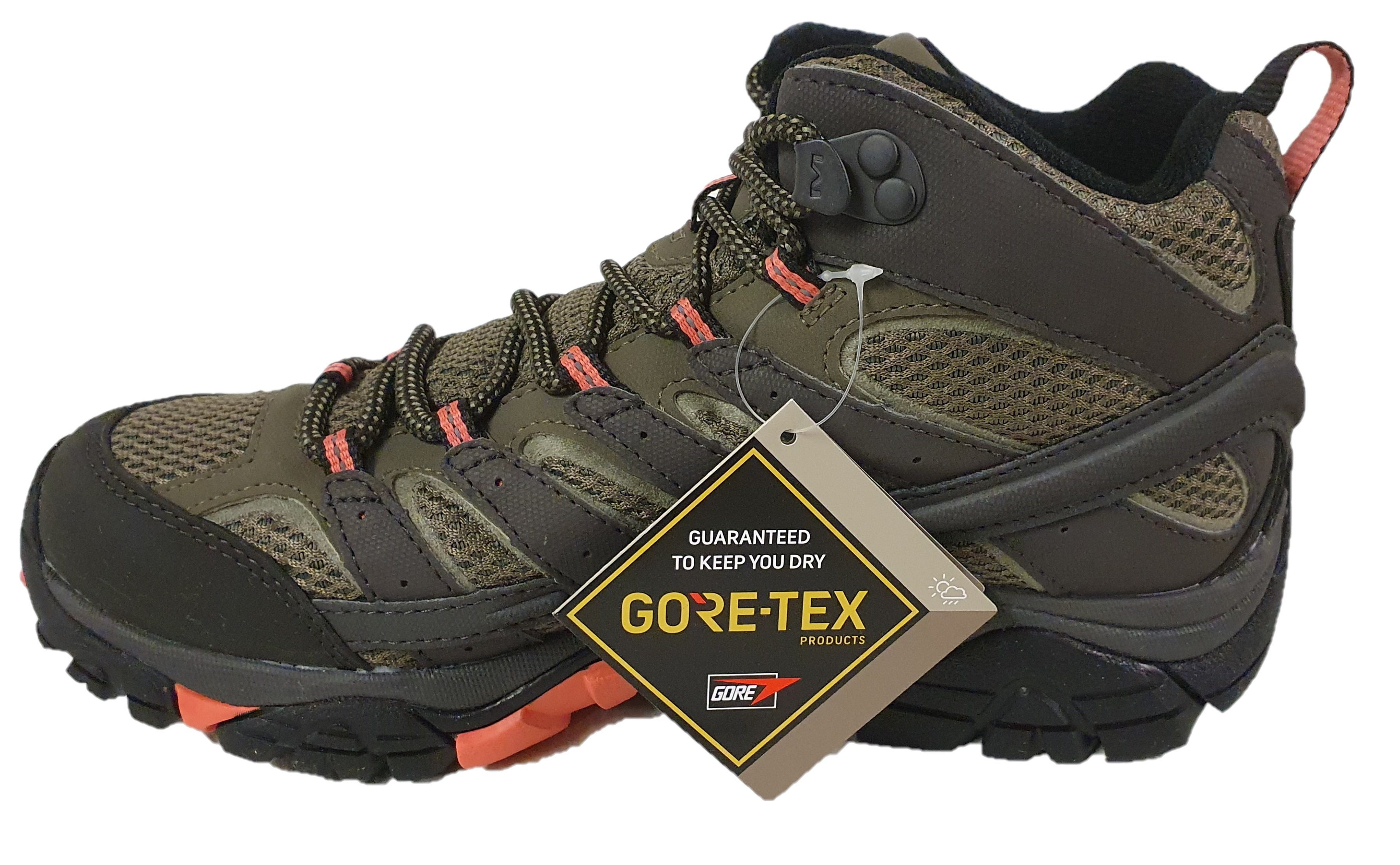 Merrell Moab 2 Mid Damen Outdoor Goretex Wanderschuh Wanderstiefel