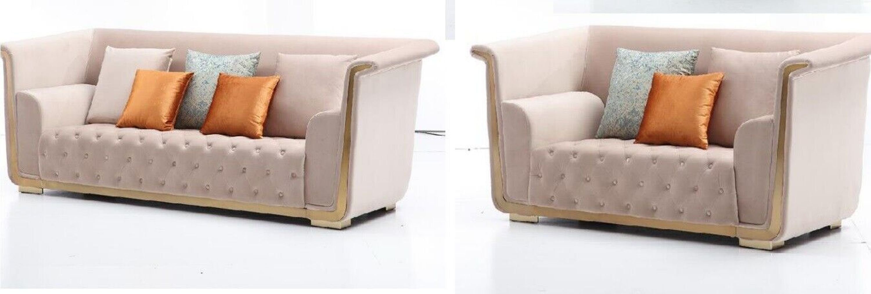 in Chesterfield Europe Polster Neu, Möbel Sofa JVmoebel Moderner Made 3+2+1 Sitzer luxus