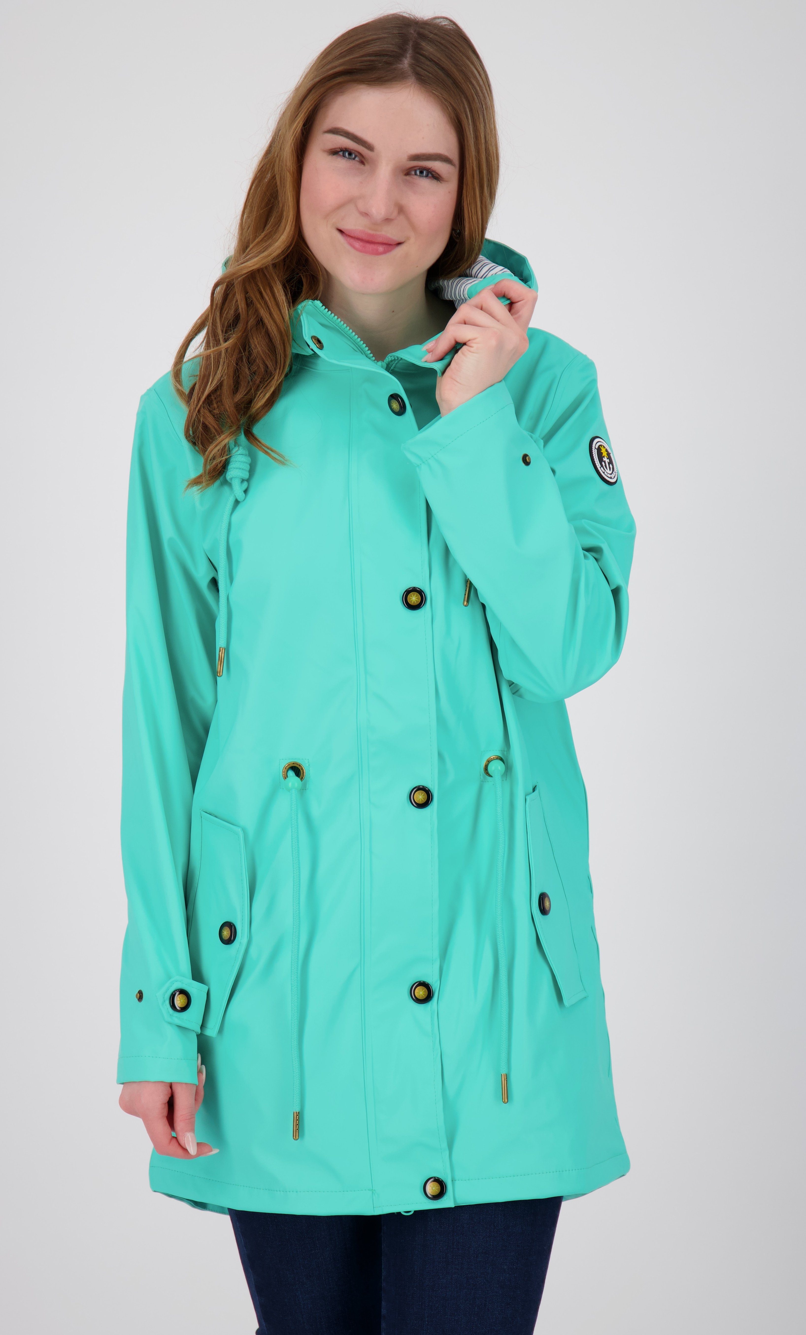 Friesennerz UNI auch Größen Active in PEAK blau erhältlich LOVE Großen DEPROC Regenjacke WOMEN