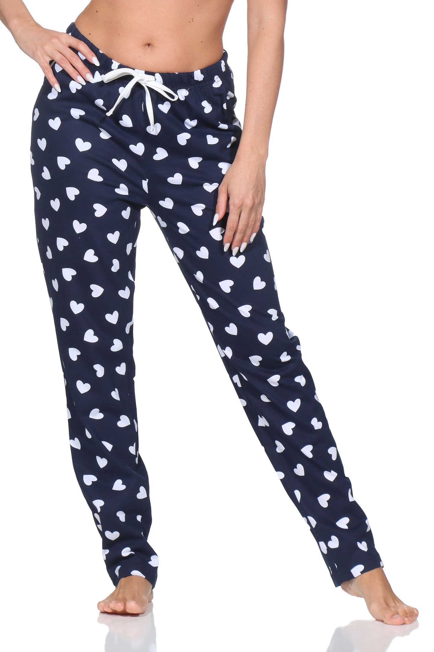 Normann Relaxanzug Damen Pyjama Hose lang Mix & Match - perfekt zu kombinieren