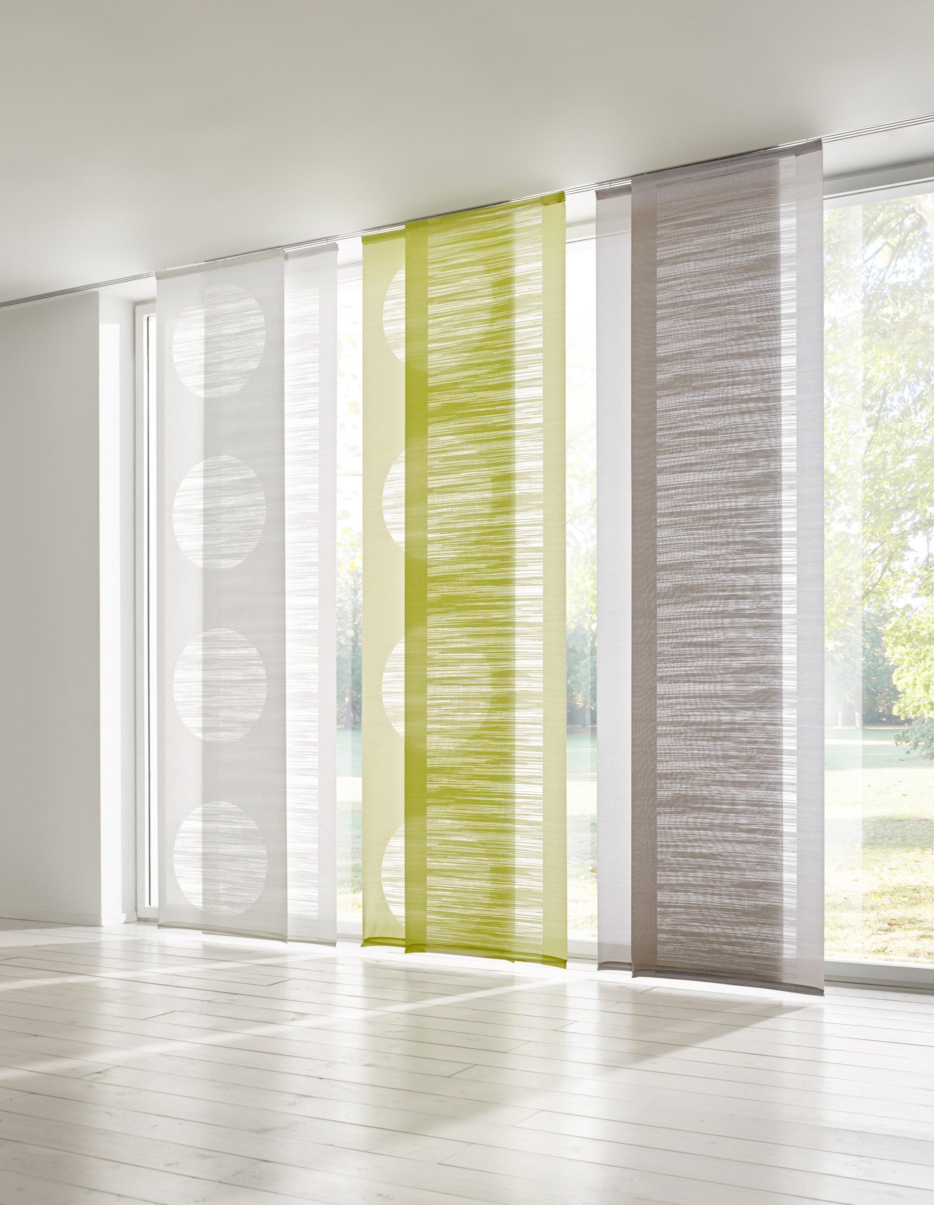 heine Gardine Schiebevorhang . (1 St), Klettschiene, halbtransparent, Schie günstig online kaufen