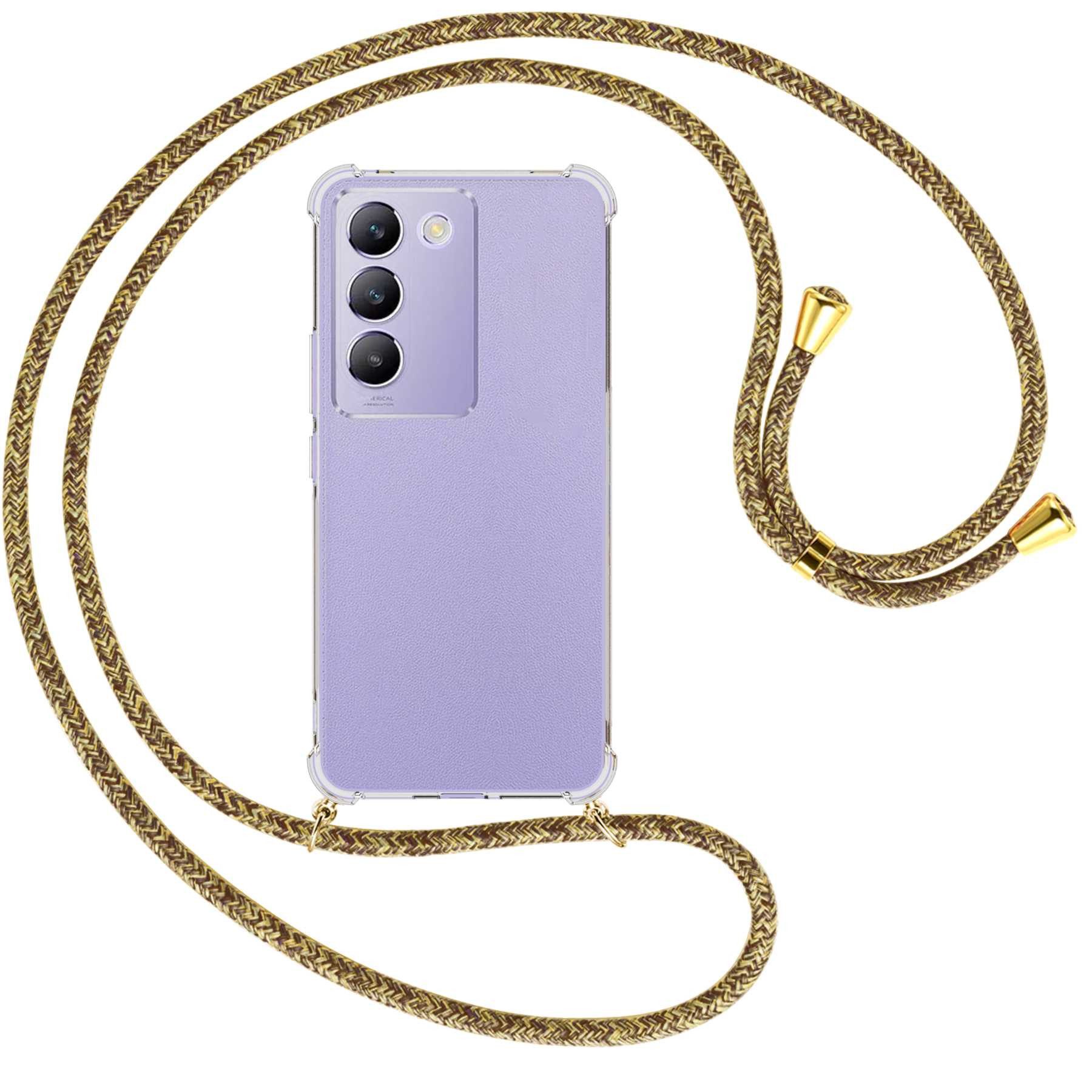 mtb more energy Handykette für vivo Y200e 5G / V30 Lite 4G / T3 5G [NC-846-G], Umhängehülle mit Band [NC-846-G]