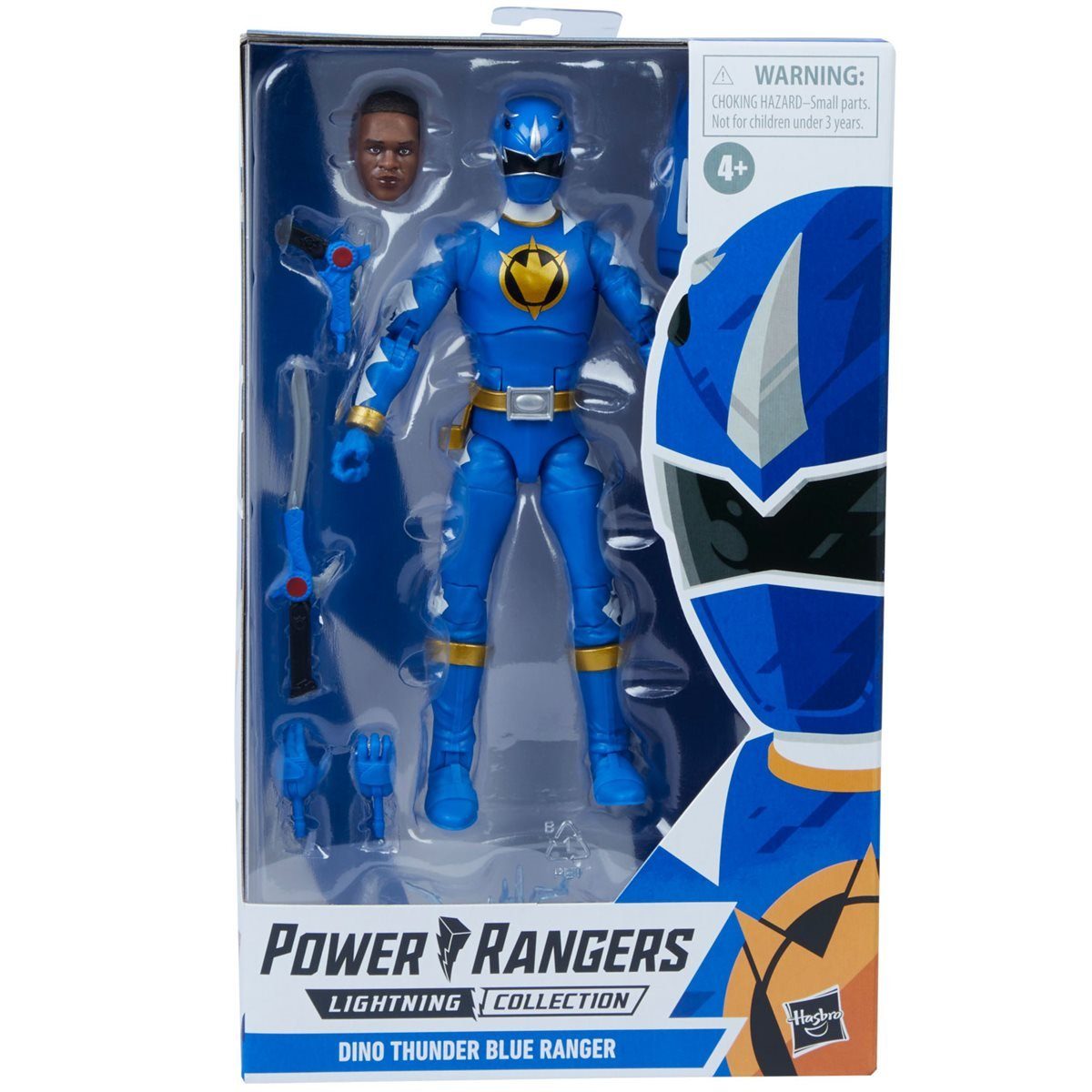 Hasbro Actionfigur Power Rangers Lightning Coll. Dino Thunder Blue Ranger Actionfigur