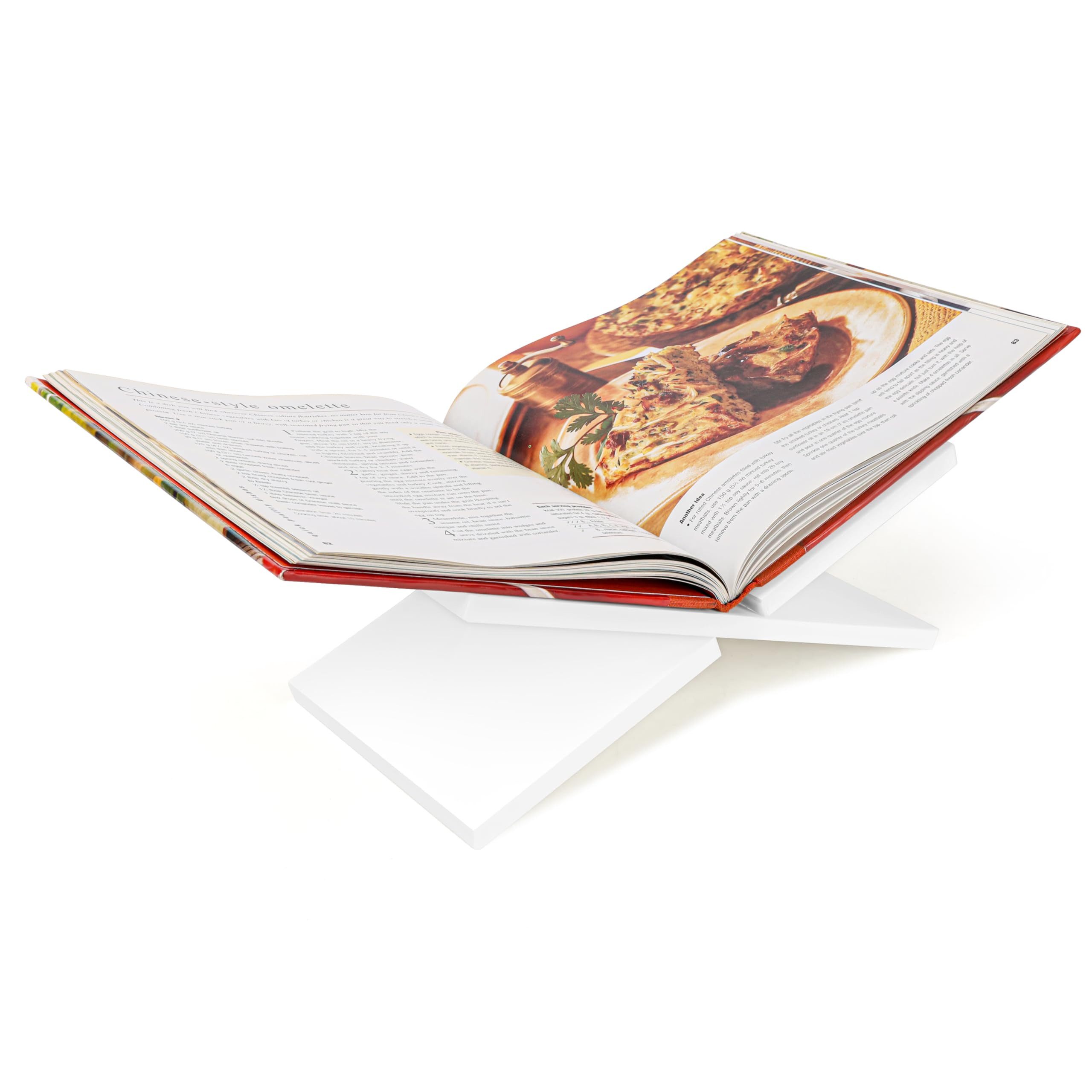 Buchstütze Buchständer für Kochbuch, Rezepte, Lehrbuch und Zeitschriften