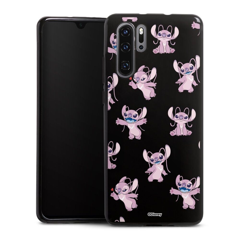 DeinDesign Handyhülle Lilo & Stitch Engel Disney Angel Faces Pattern Transparent, Huawei P30 Pro New Edition Silikon Hülle Bumper Case Handy Schutzhülle