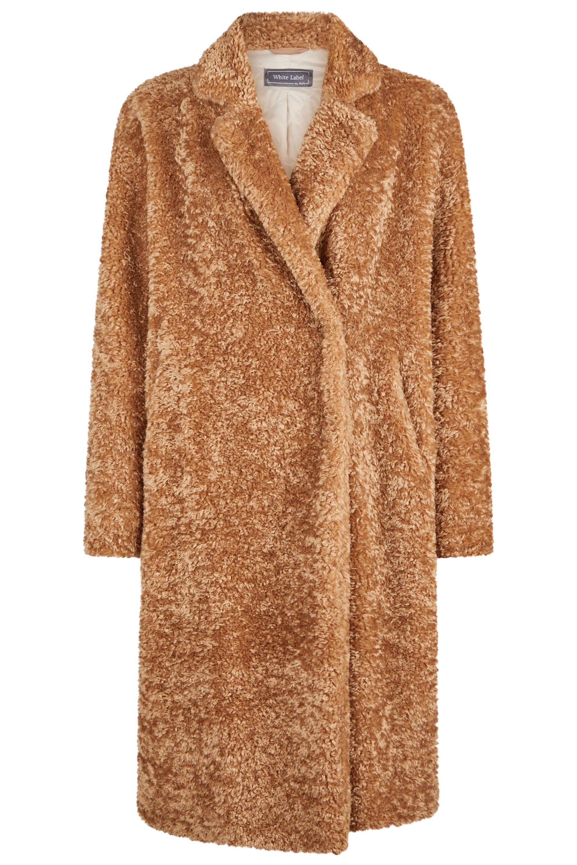 White Label Langmantel mit breitem Reverskragen günstig online kaufen