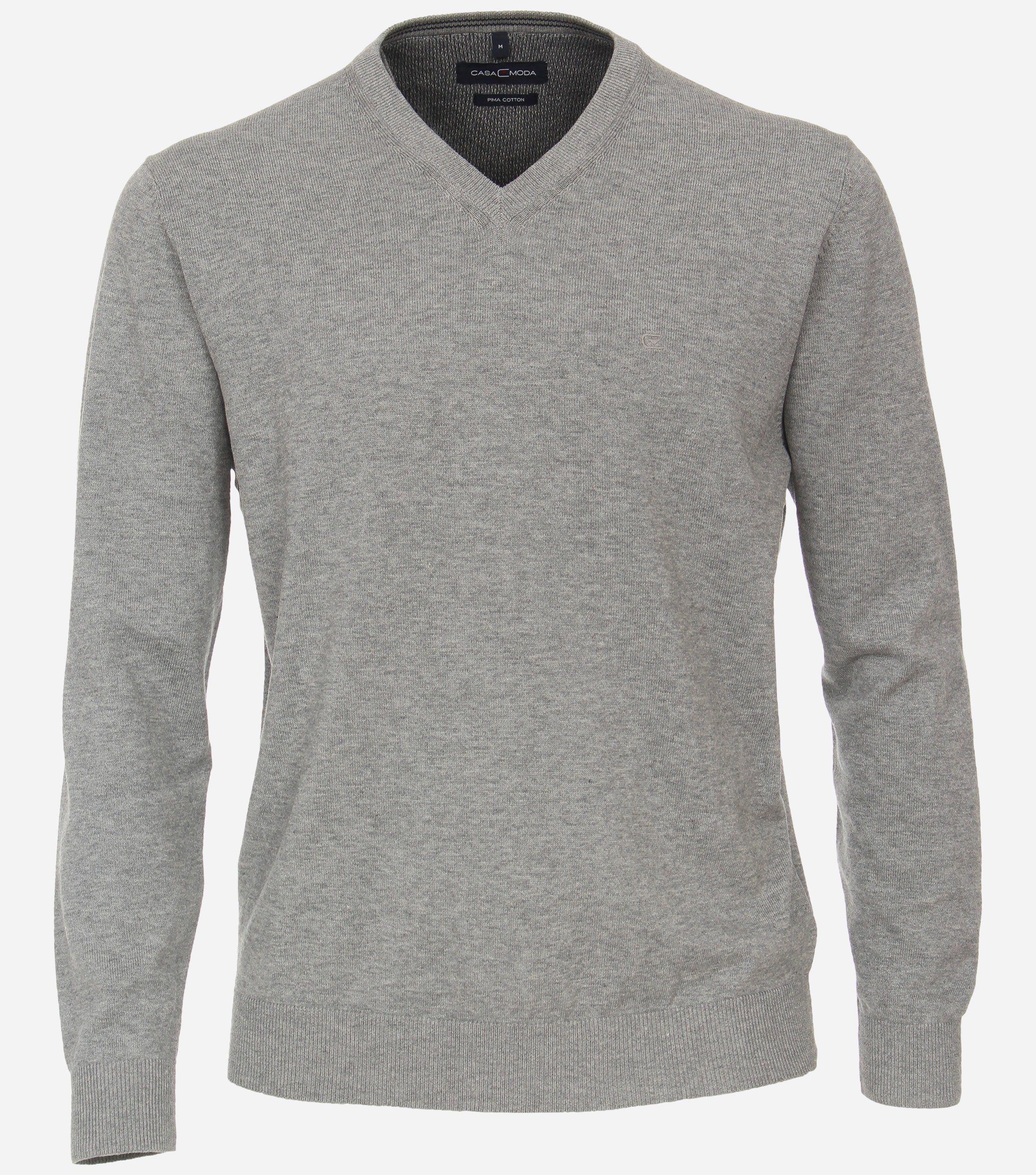 CASAMODA V-Ausschnitt-Pullover 004430 Pima-Baumwolle günstig online kaufen