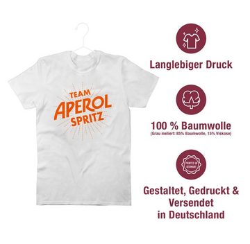 Shirtracer T-Shirt Team Aperol Spritz JGA Mädelsabend Spritztour Aperol Geschenk Karneval & Fasching