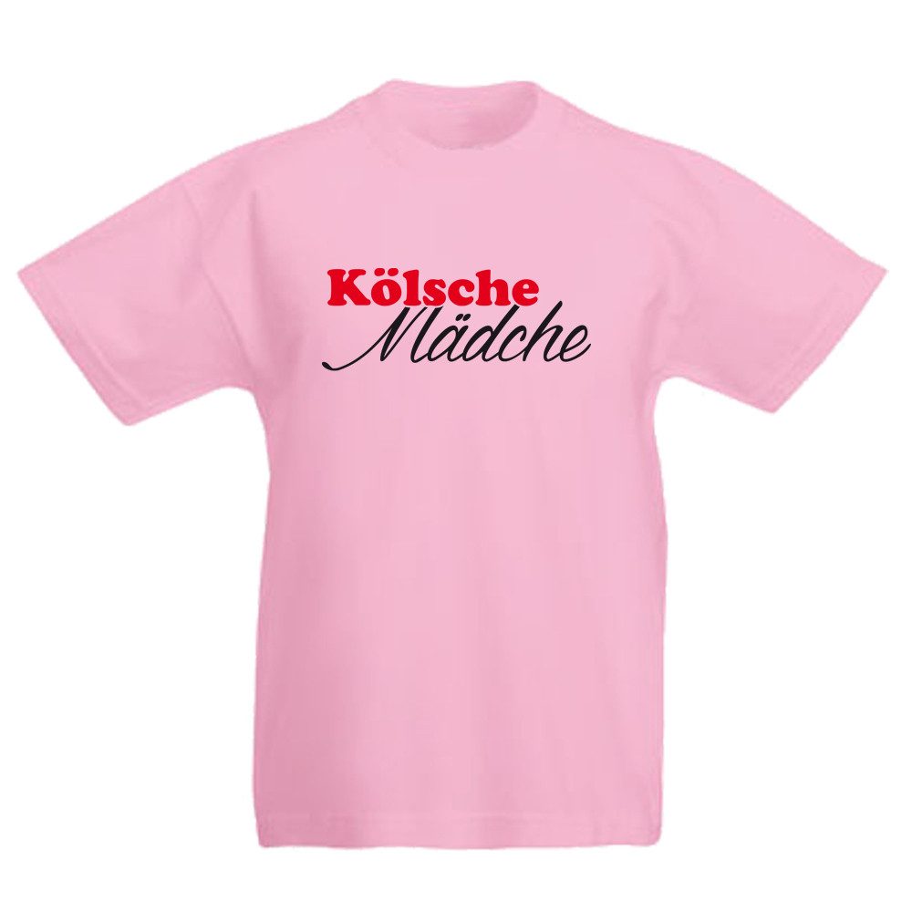 G-graphics T-Shirt Kölsche Mädche Kinder T-Shirt mit coolem Spruch als Frontprint
