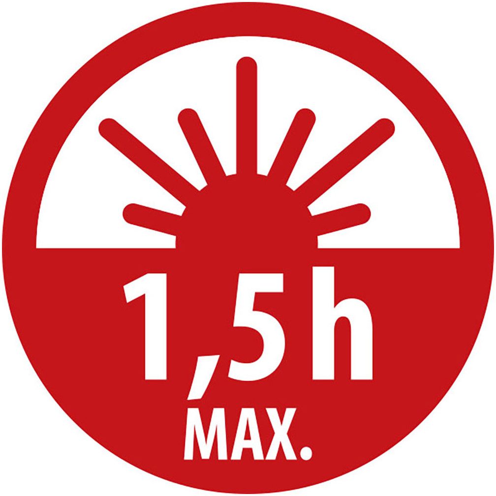 Brennenstuhl Arbeitsleuchte Mini LED Taschenlampe MTL 600 A, Ein-/Ausschalter, Nachtlichtfunktion, USB-Ladefunktion, LED fest integriert, rot, Kaltweiß, Warmwei – Bild 4 von 5