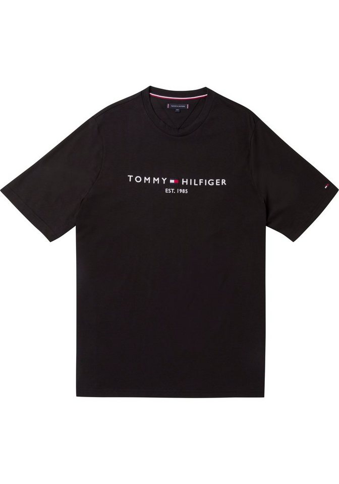 Tommy Hilfiger Big & Tall T-Shirt BT-TOMMY LOGO TEE-B mit Tommy Hilfiger  Logoschriftzug auf der Brust