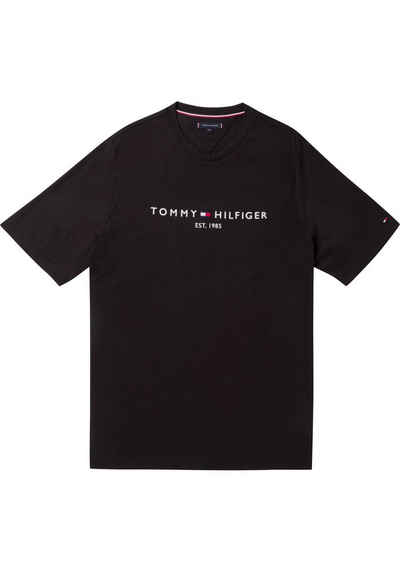 Tommy Hilfiger Big & Tall T-Shirt (1-tlg) mit Tommy Hilfiger Logoschriftzug auf der Brust
