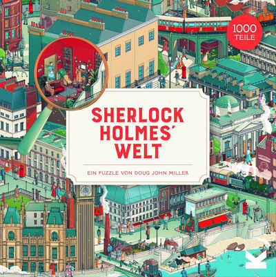 Laurence King Puzzle Sherlock Holmes` Welt, 1000 Puzzleteile