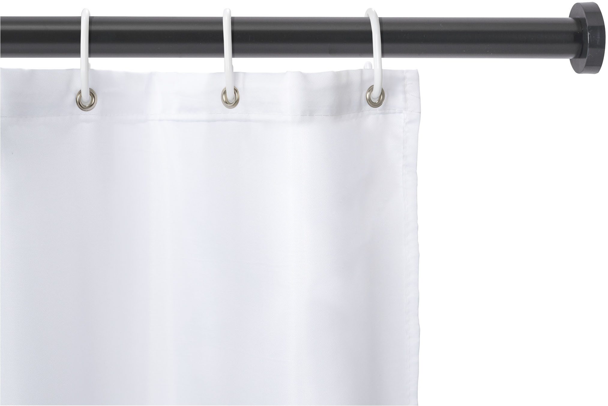 SCHÖNER WOHNEN-Kollektion Duschvorhangstange »Obleon«, Ø 28 mm, ausziehbar, ohne Bohren, geklemmt, Aluminium, Kunststoff, Teleskop-Duschschiene, ausziehbar – Bild 5 von 5