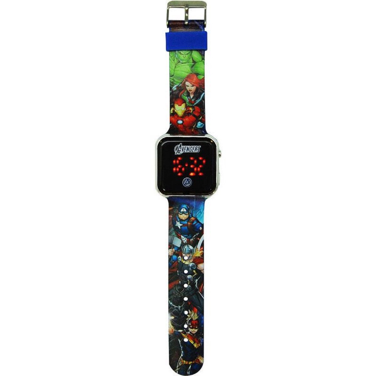The AVENGERS Digitaluhr LED Armbanduhr Digitales Display für Superhelden-Fans