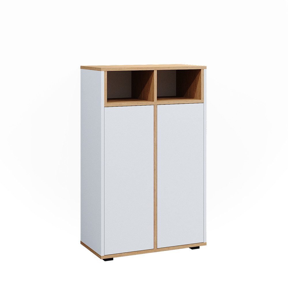 Vicco Midischrank Didi Weiß/Artisan 60 x 97 cm mit 2 Türen günstig online kaufen