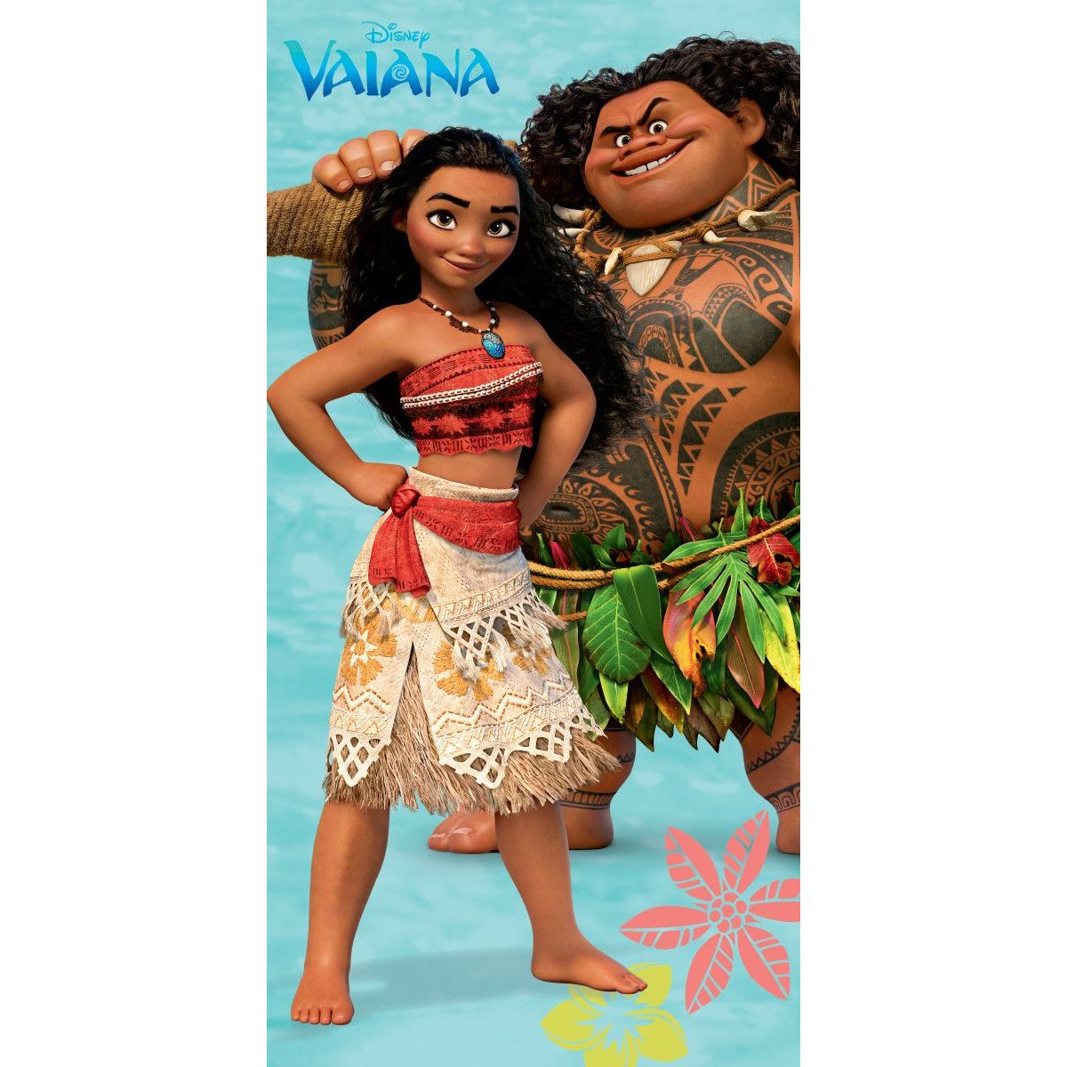 Disney Strandtuch Vaiana Strandtuch Badetuch 70×140 cm Baumwolle