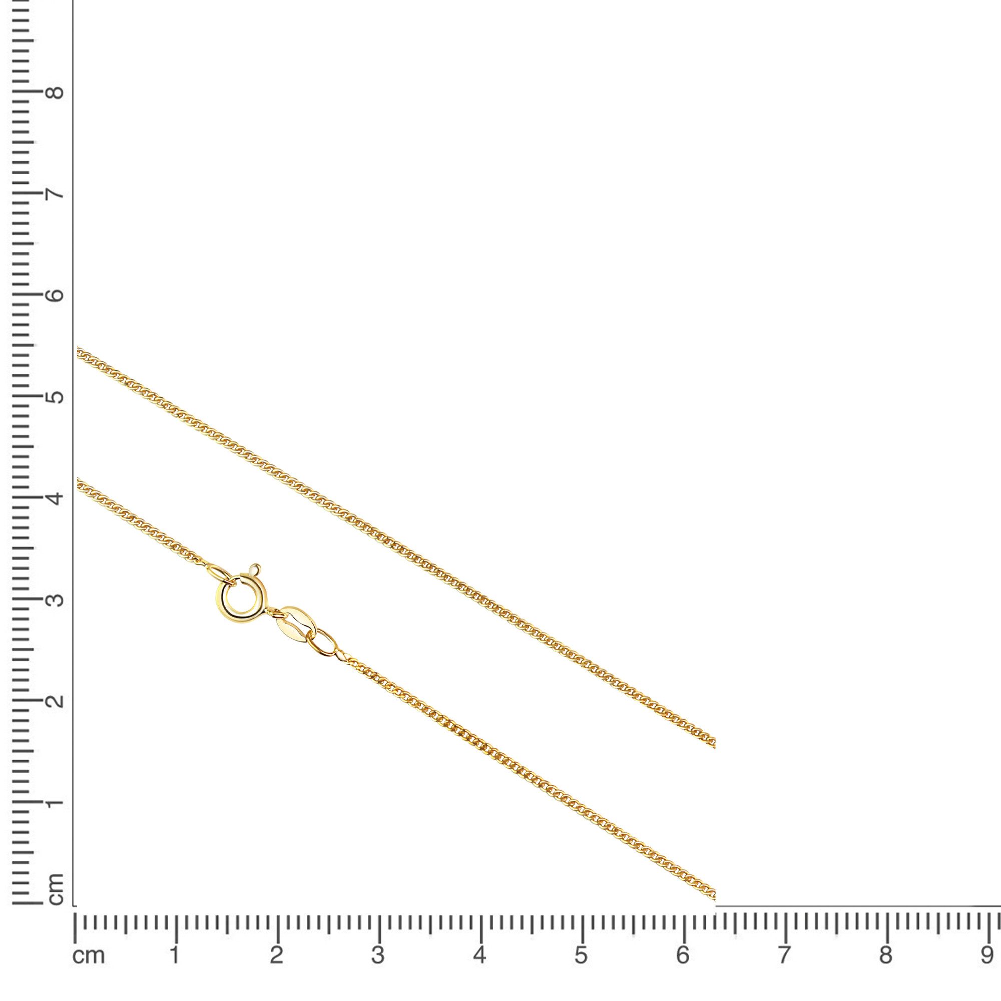 Vivance Collierkettchen 925 Sterling Silber vergoldet Panzerkette 40 cm günstig online kaufen