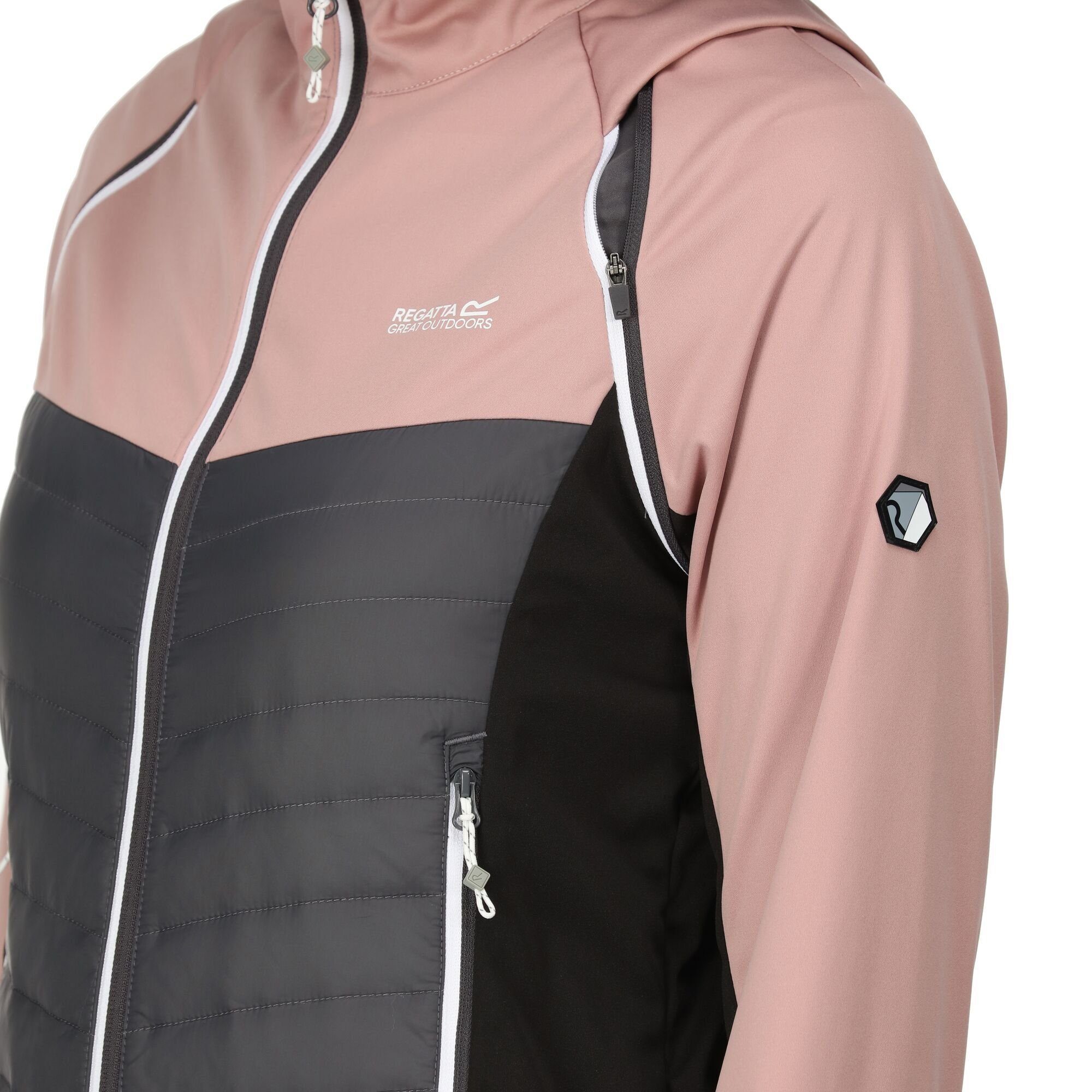 wasserabweisend Damen, und Steren Ärmel Outdoorjacke abnehmbar, Regatta DuskyRs/SlGy wind- für