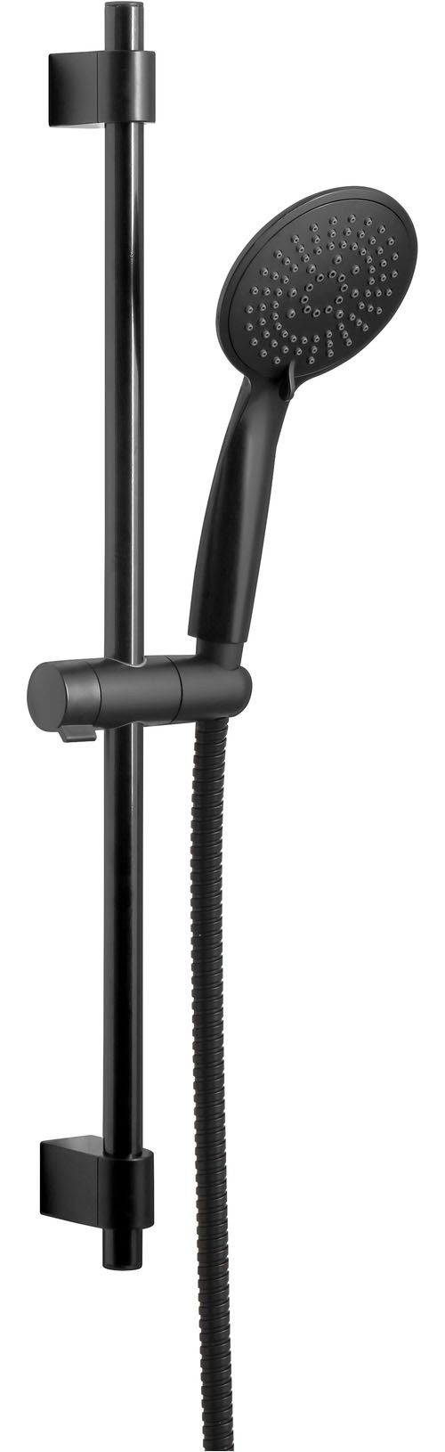 WENKO Duschstange Young, Schwarz, Länge Stange: 66 cm
