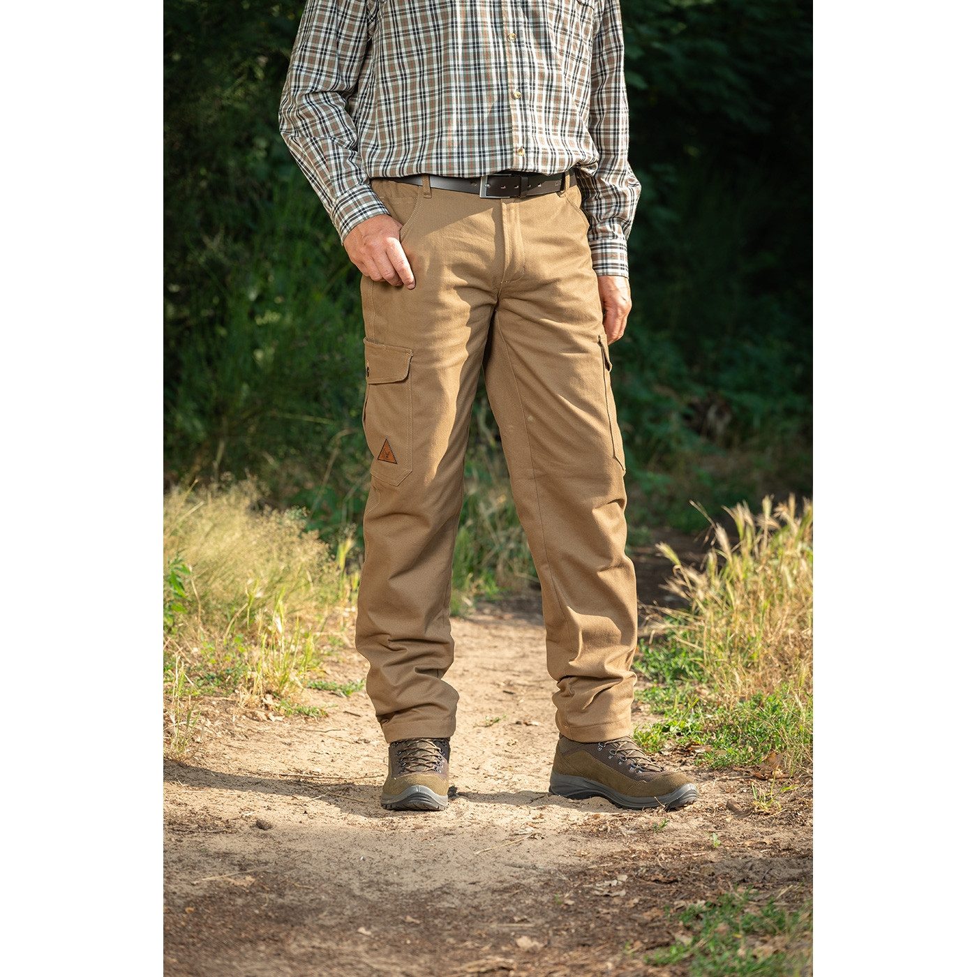 Schmidt Cargojeans mit Beintaschen (1-tlg) Stretchausführung mit Dehnbund