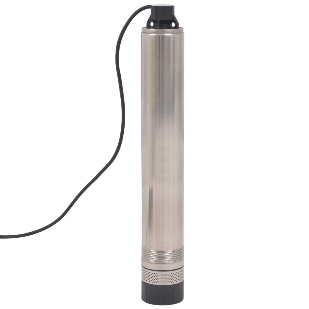 vidaXL Gartenpumpe Tiefbrunnenpumpe 55 m 1000 W