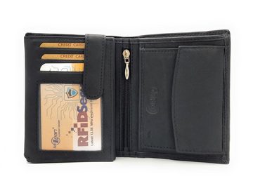 McLean Geldbörse echt Leder Portemonnaie, mit RFID Schutz, Volllederausstattung, Fach für KFZ Papiere, Innenriegel, umfangreiche Ausstattung