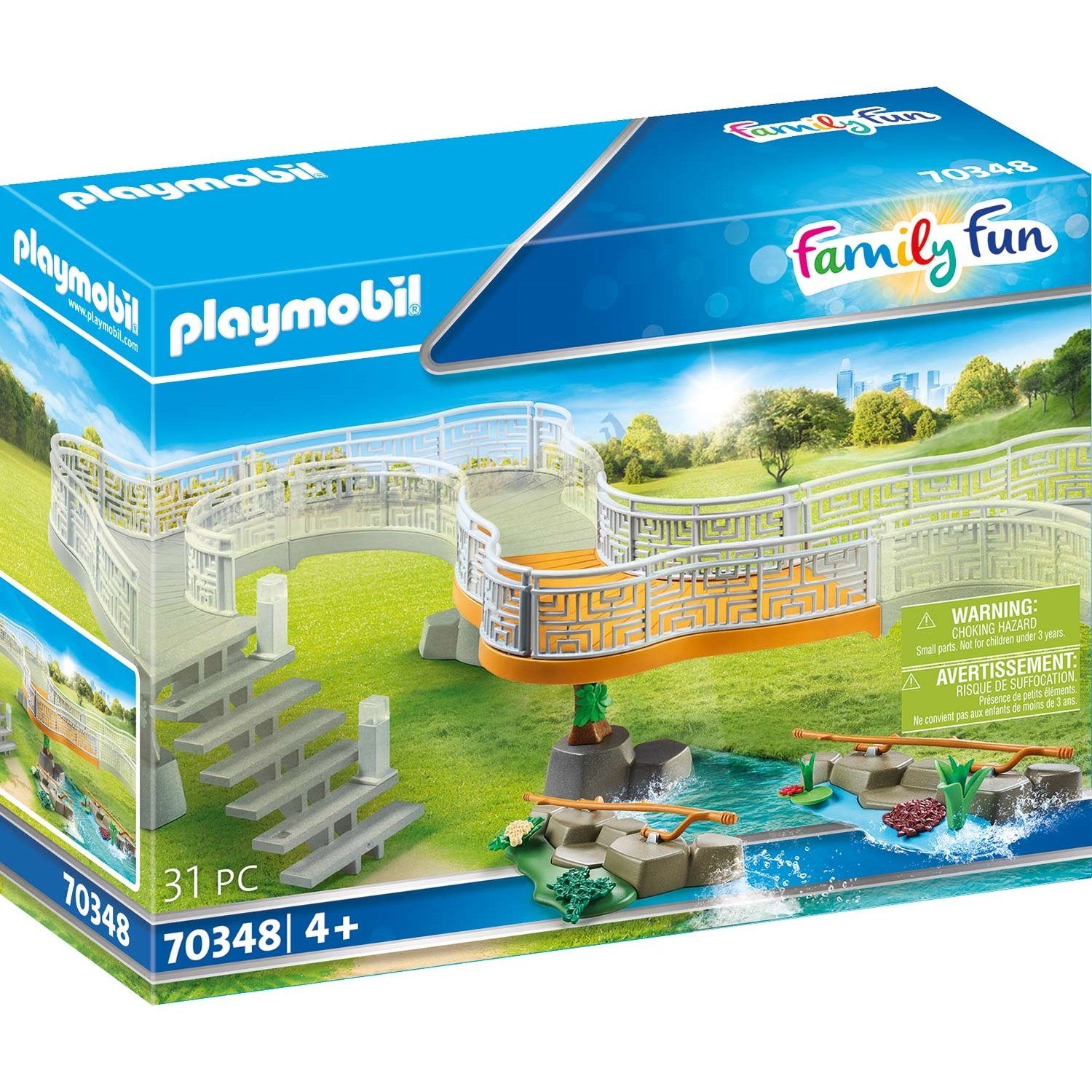Playmobil® 70348 Erweiterungsset Erlebnis-Zoo Konstruktions-Spielset günstig online kaufen