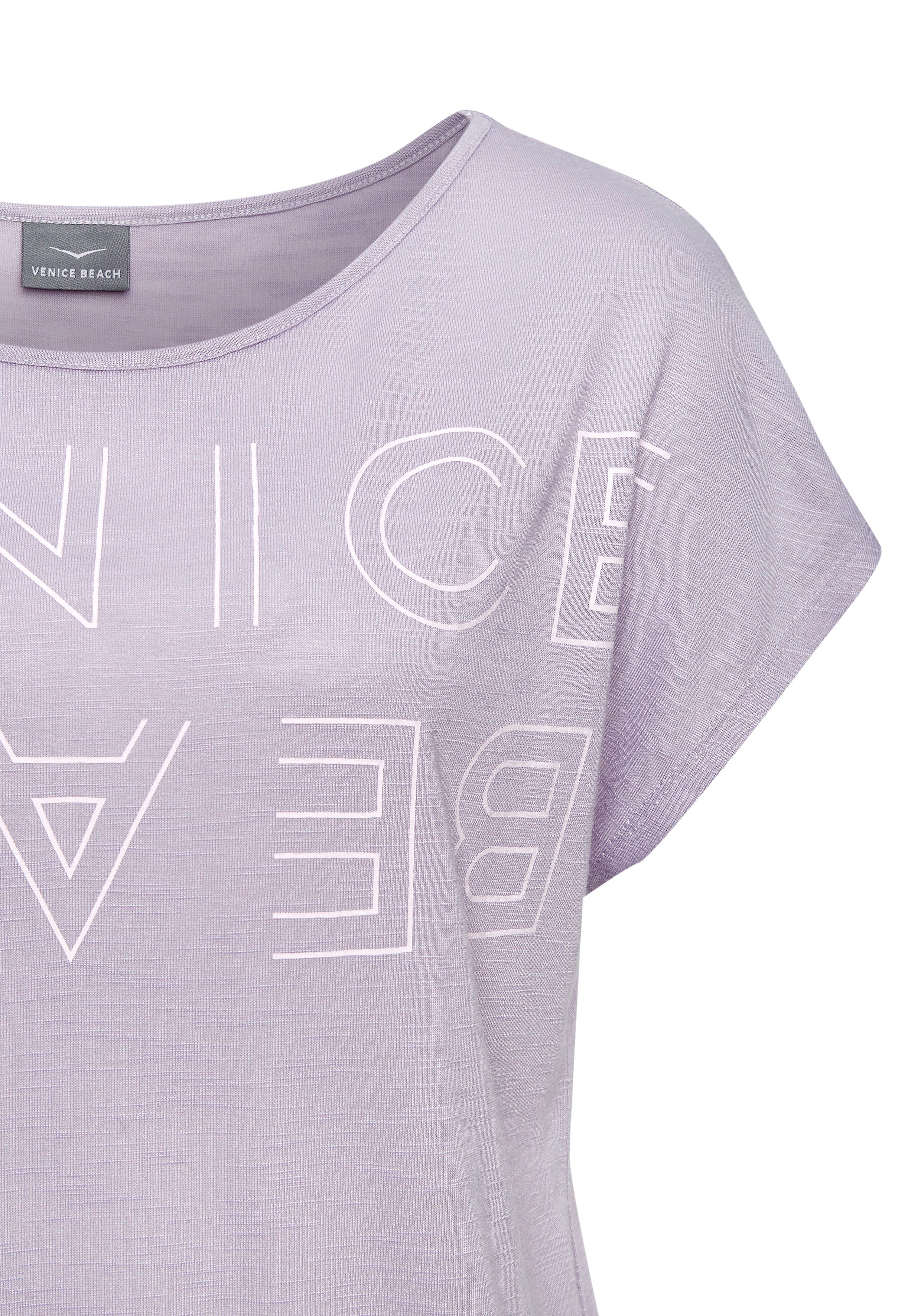 Venice Beach Rundhalsshirt mit Logoprint, T-Shirt, sommerlich-sportlicher Look