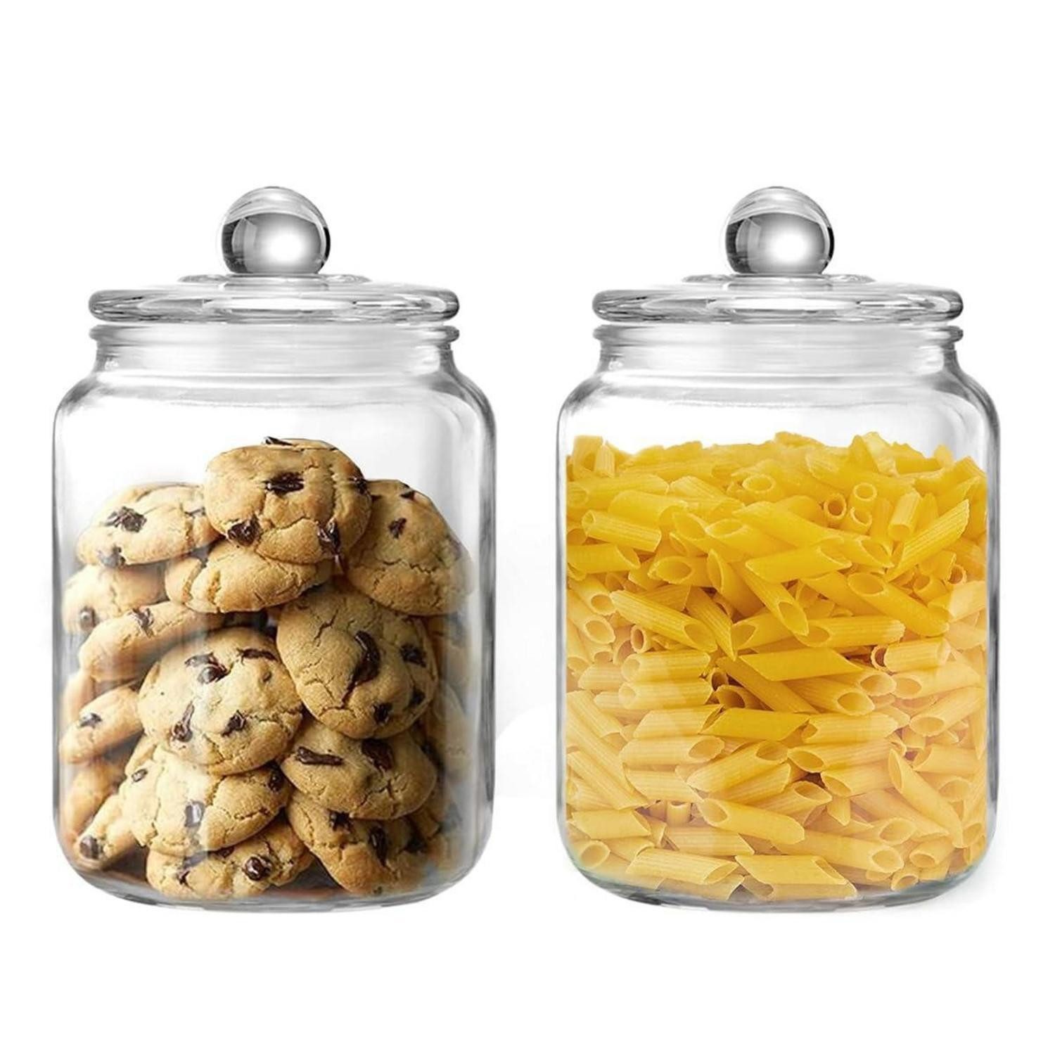 LuxusKollektion Keksdose Keksdose Glas 2er-Set, Glas