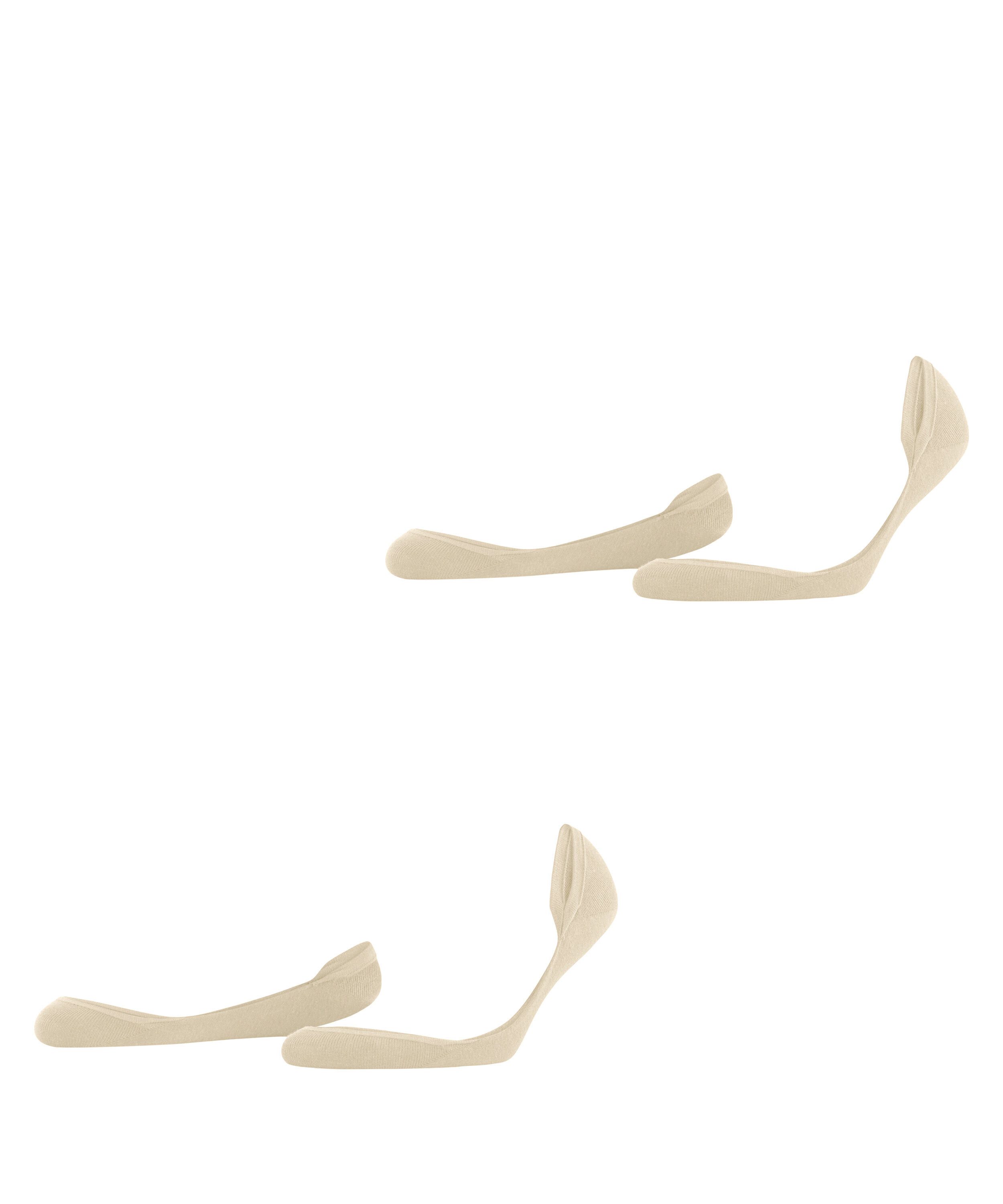 Esprit Füßlinge Solid Low (2 Paar) elegant, verstärkt und aus weicher Baumwolle, dünn, Anti-Slip