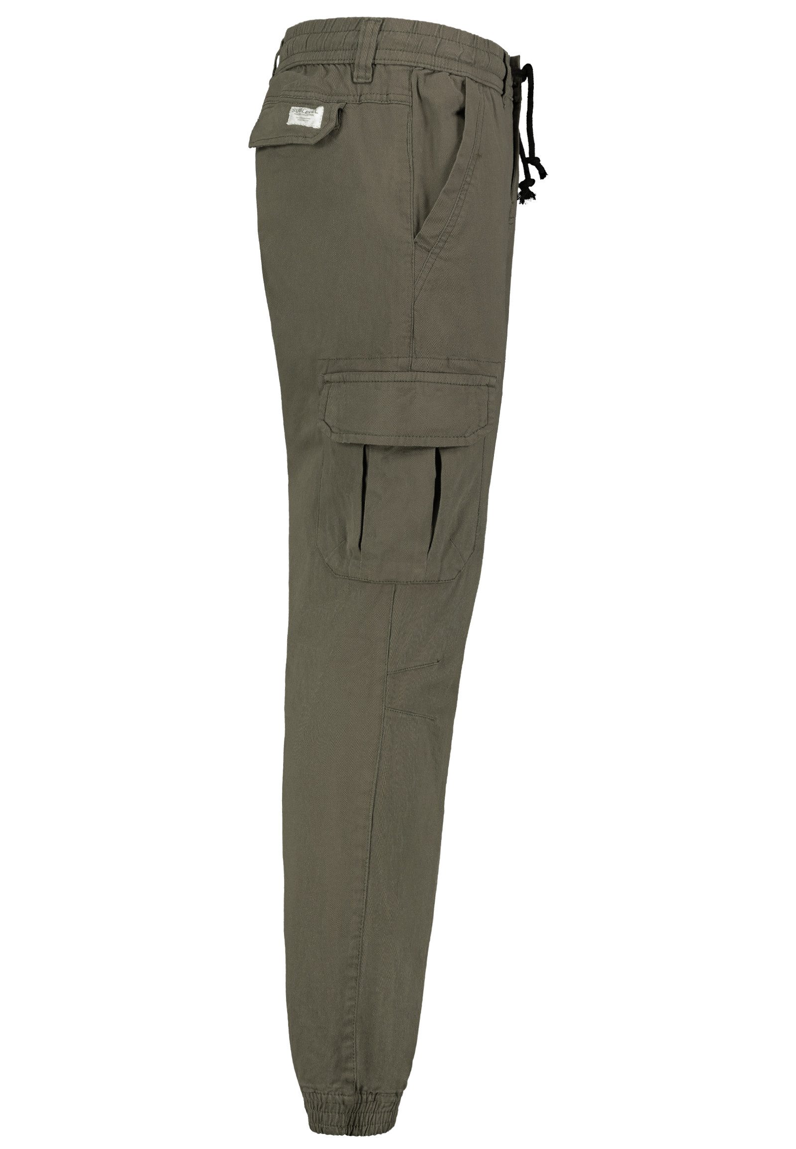 SUBLEVEL Cargohose mit elastischen Bündchen und günstig online kaufen