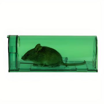 Retoo Lebendfalle Mausefalle Lebend 2x Lebendfalle Köderfalle Maus Falle Garten Haus, wirksam und zuverlässig, humanitär, einfach zu waschen