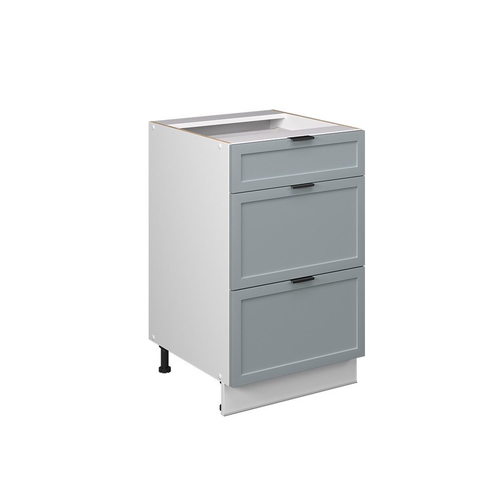 Vicco Unterschrank Fame-Line, Hellblau-grau/Weiß, 50 cm günstig online kaufen