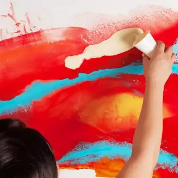 MAALEO Acrylfarbe Künstlerqualität Acrylfarben Set - 24 Farben à 12 ml, Lebendige Farben, geruchs- und ungiftig, wasserfest, leicht mischbar