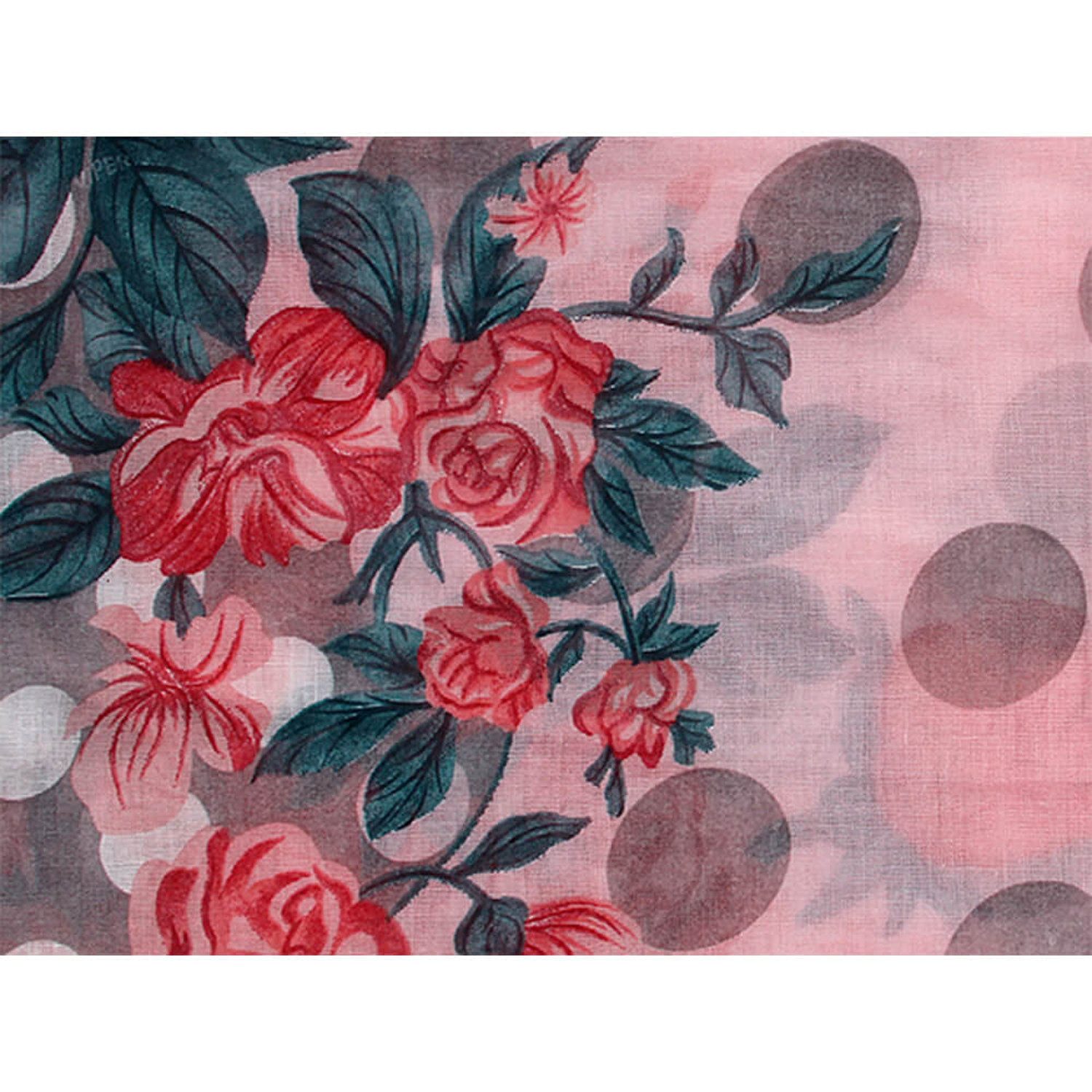 chic4home Loop Voyage Vibes, (1-St. 1-teilig), Damen Loop-Schal Schlauchschal Blumen Muster
