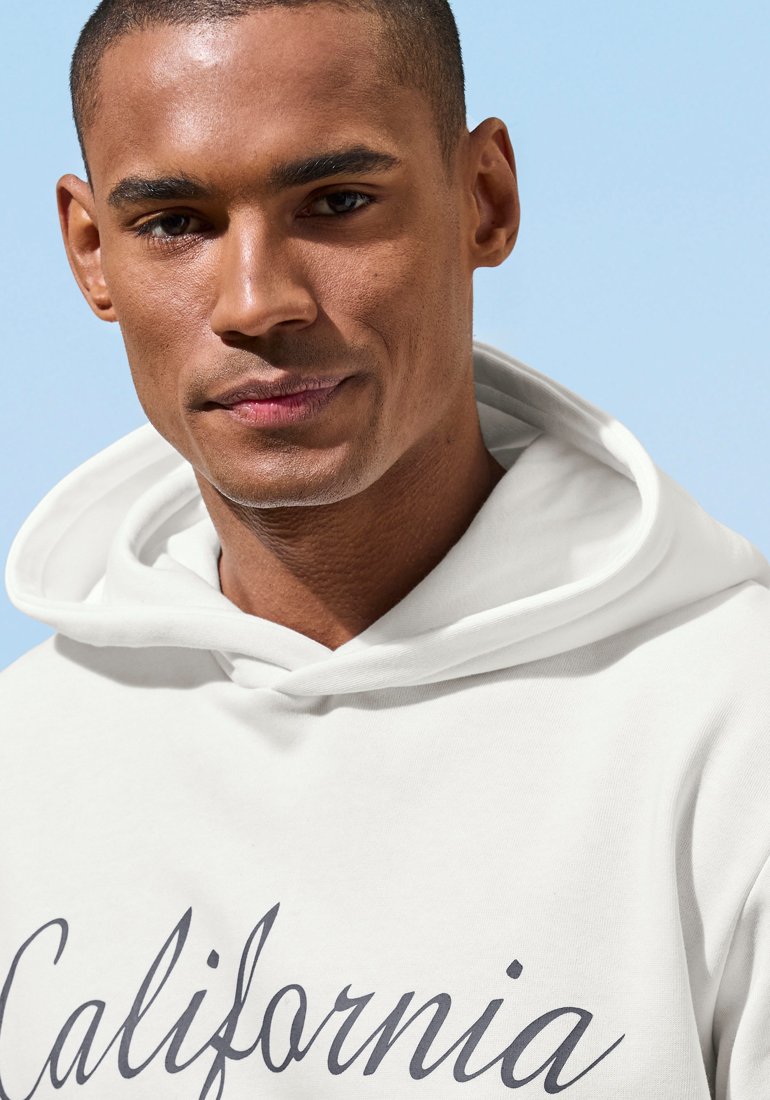 John Devin Hoodie bis Größe 5XL Sweatshirt mit coolem Druck, aufgesetzter Tasche und Kapuze – Bild 4 von 5