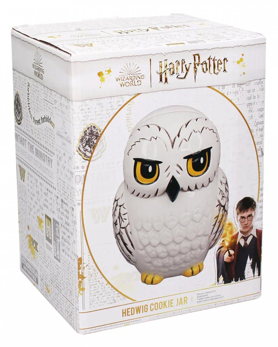 Dekofigur Geschenk Potter Harry & Hedwig Keksdose Horror-Shop als Merch